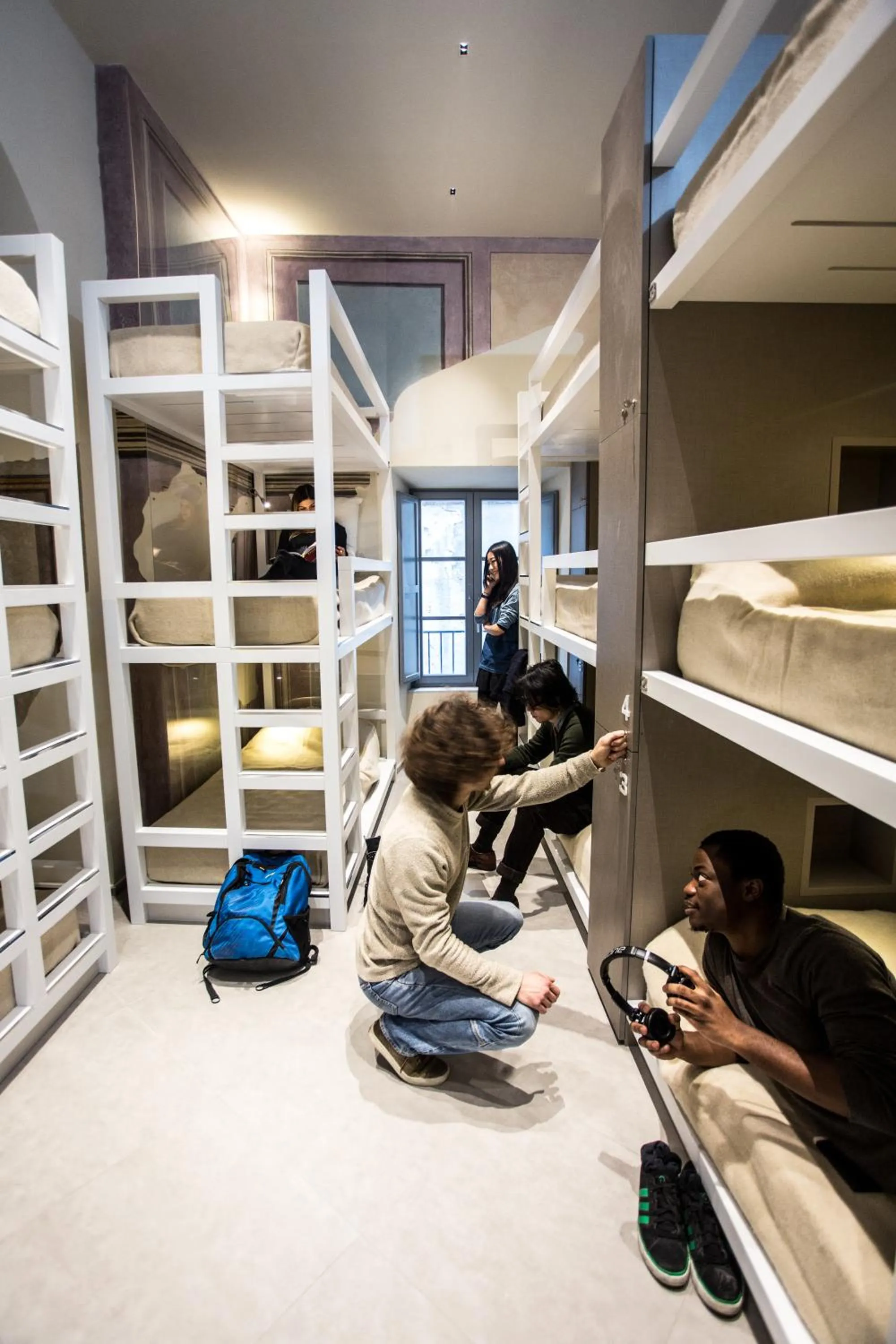 group of guests, Bed in Little Italy Hostel Ex Chiesa S Donato