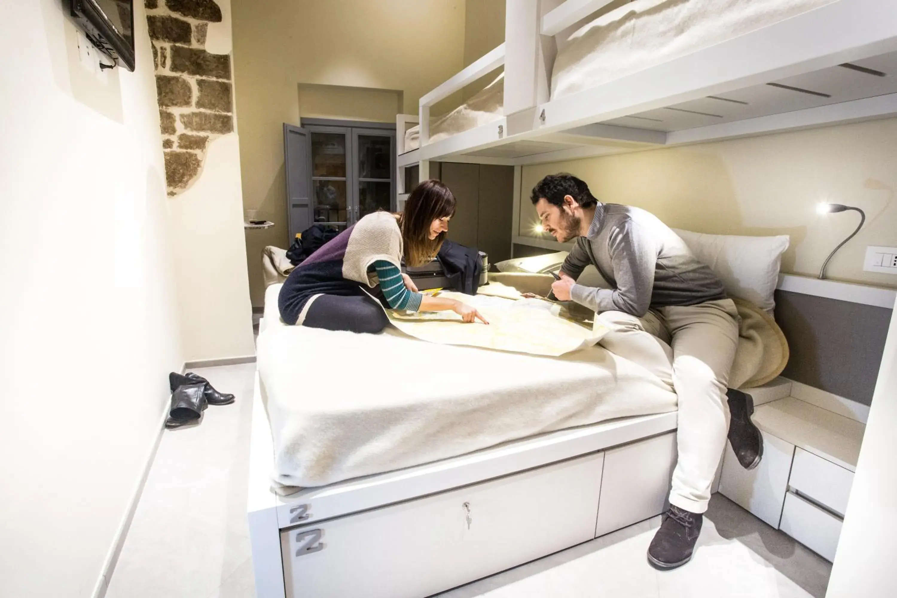 Double or Twin Room in Little Italy Hostel Ex Chiesa S Donato Double or Twin Room in Little Italy Hostel Ex Chiesa S Donato