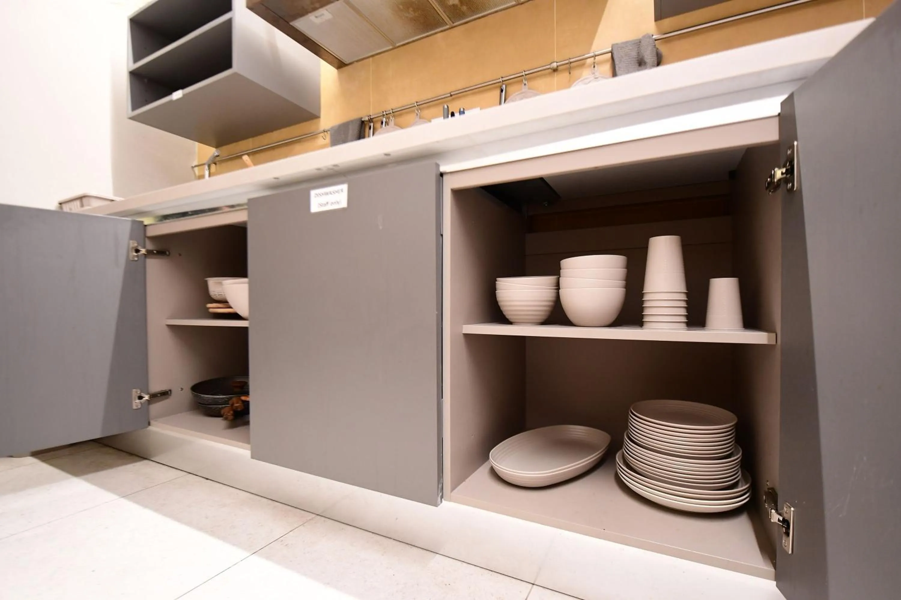 Communal kitchen in Little Italy Hostel Ex Chiesa S Donato