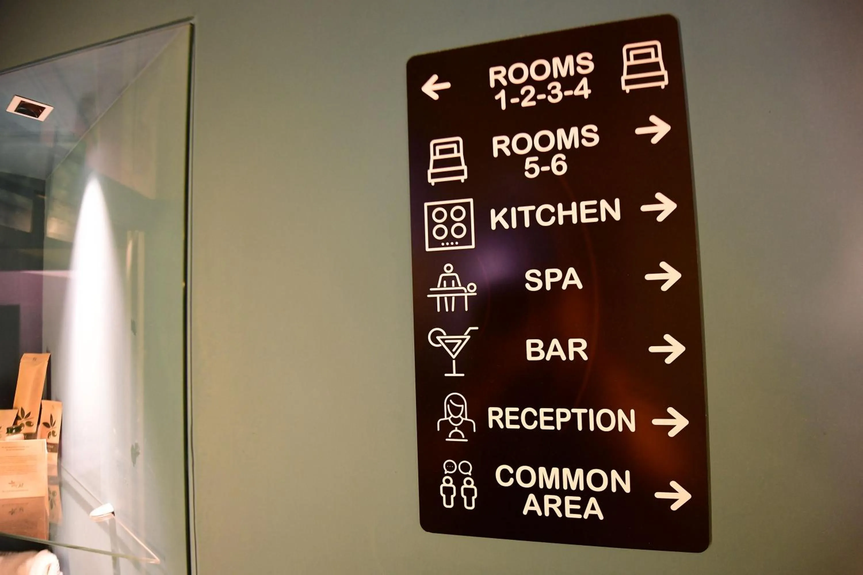 Text overlay in Little Italy Hostel Ex Chiesa S Donato