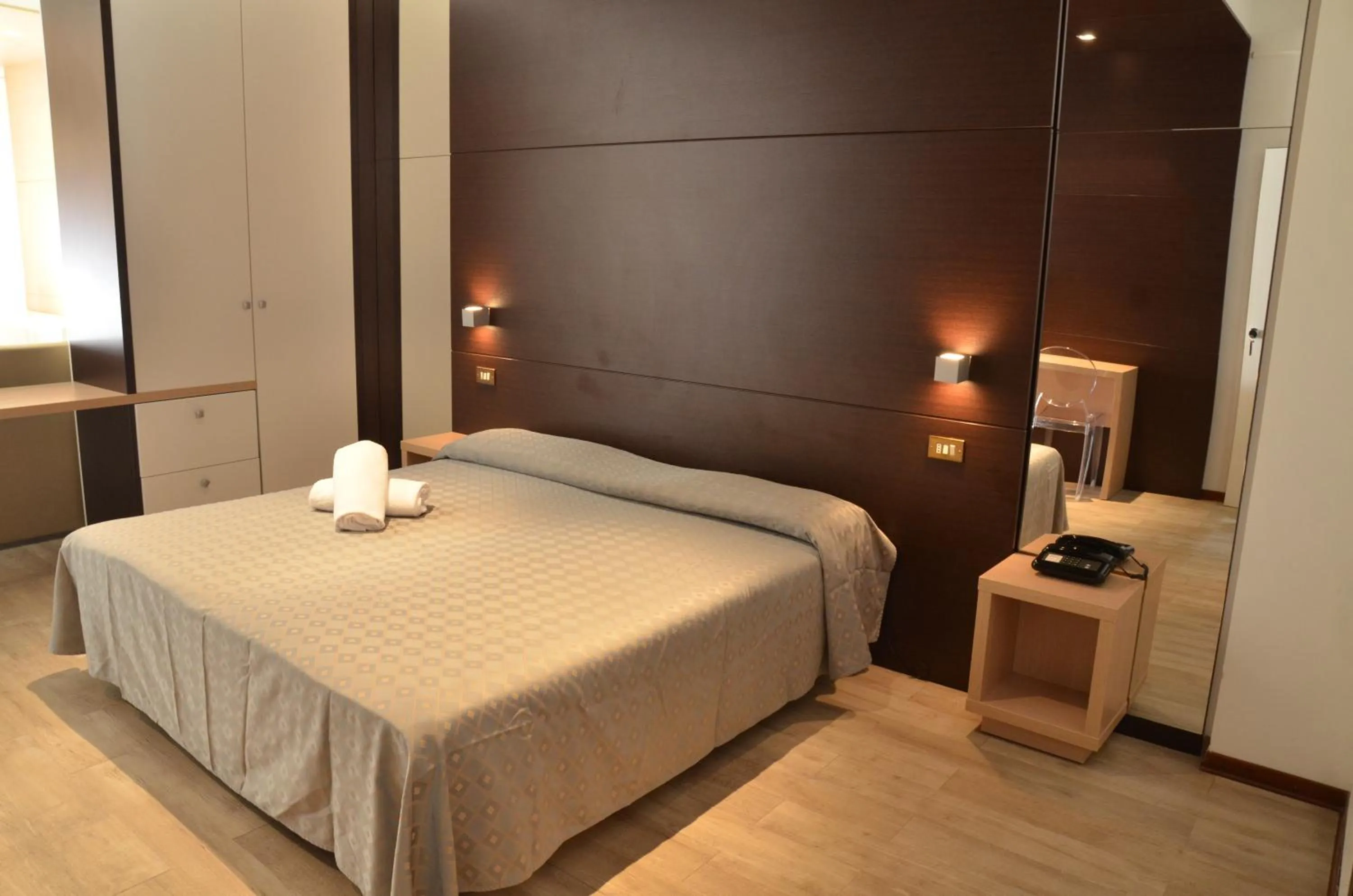 Bed in Grand Eurhotel