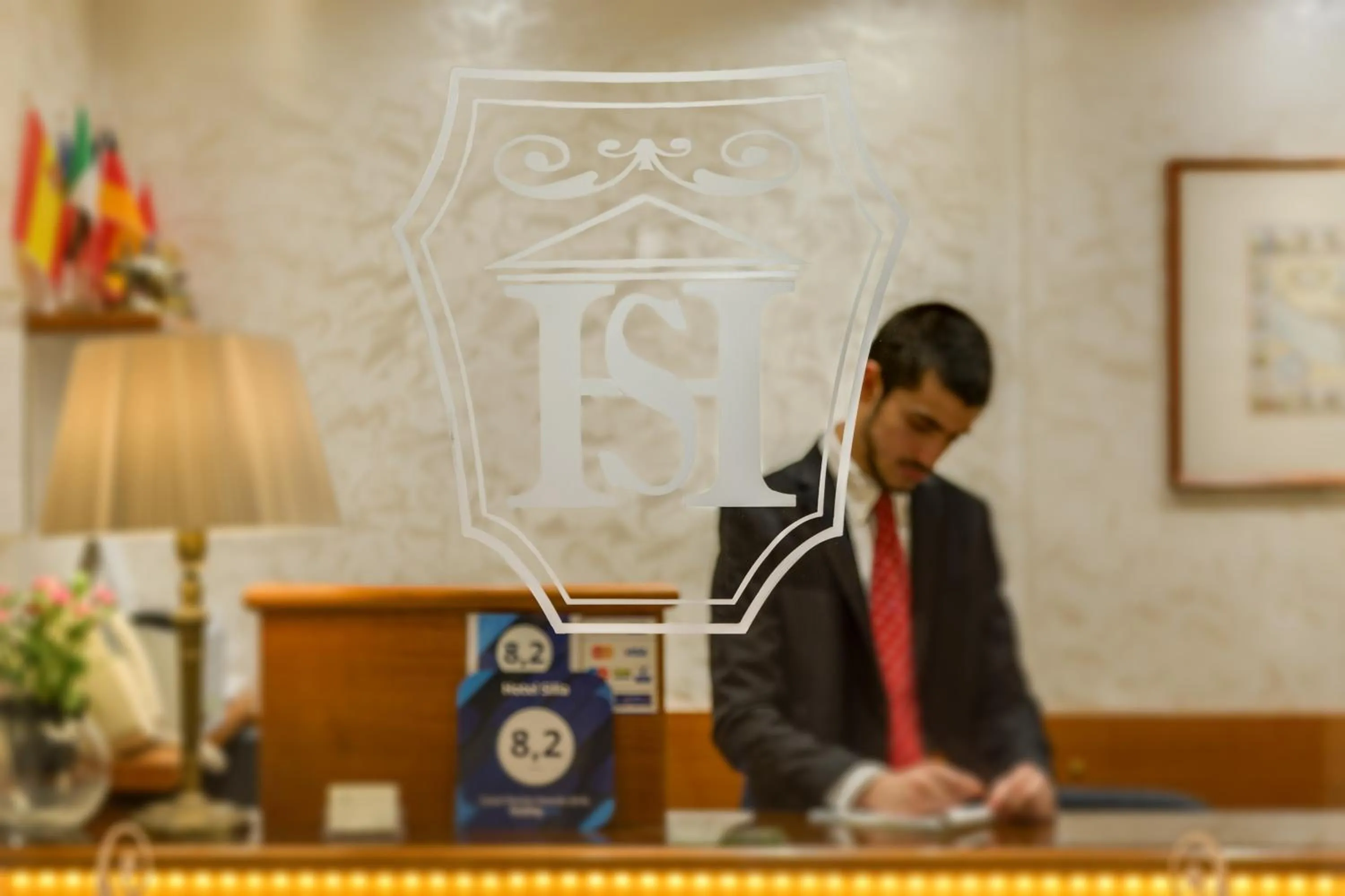 Lobby or reception in Hotel Silla