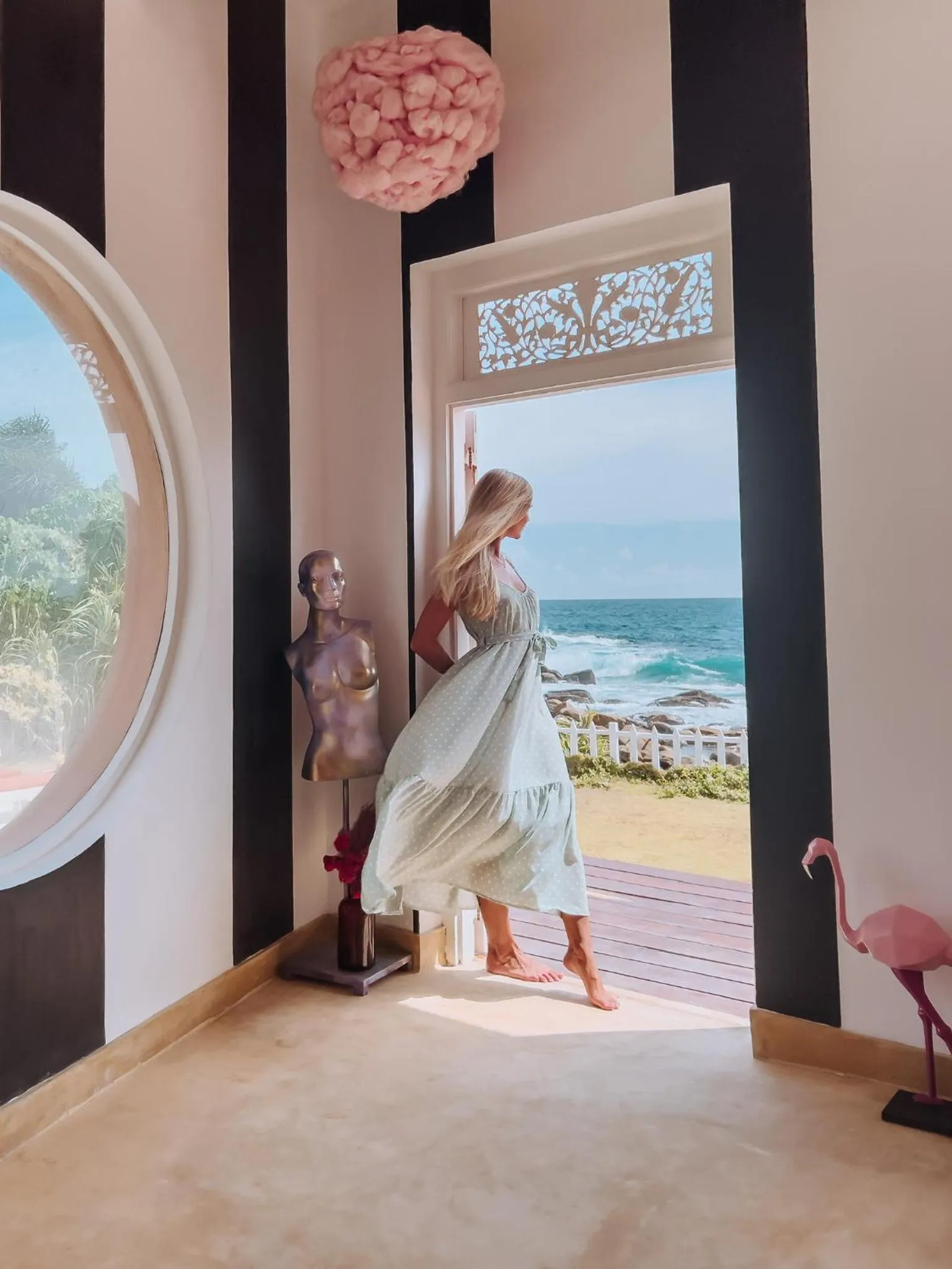 Natural landscape in Belika Beach