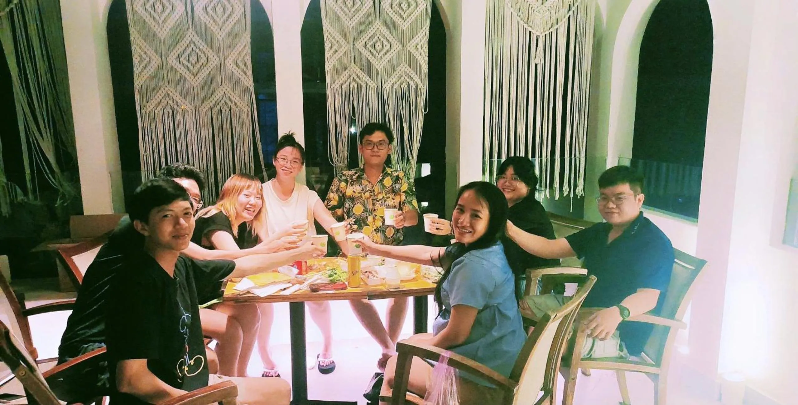 Dining area in VV House Quy Nhon