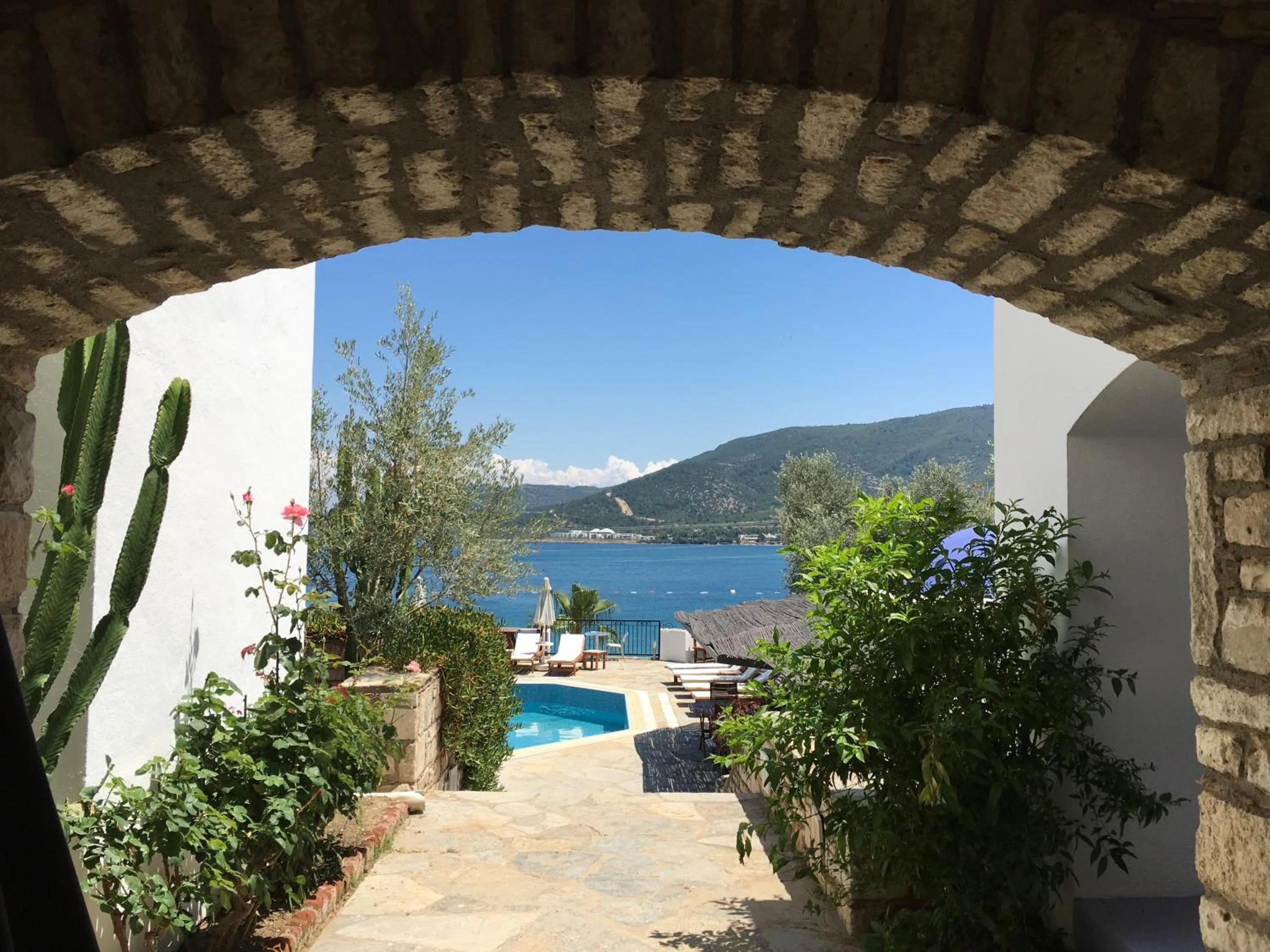 Patio in Omar Hotel & Suites