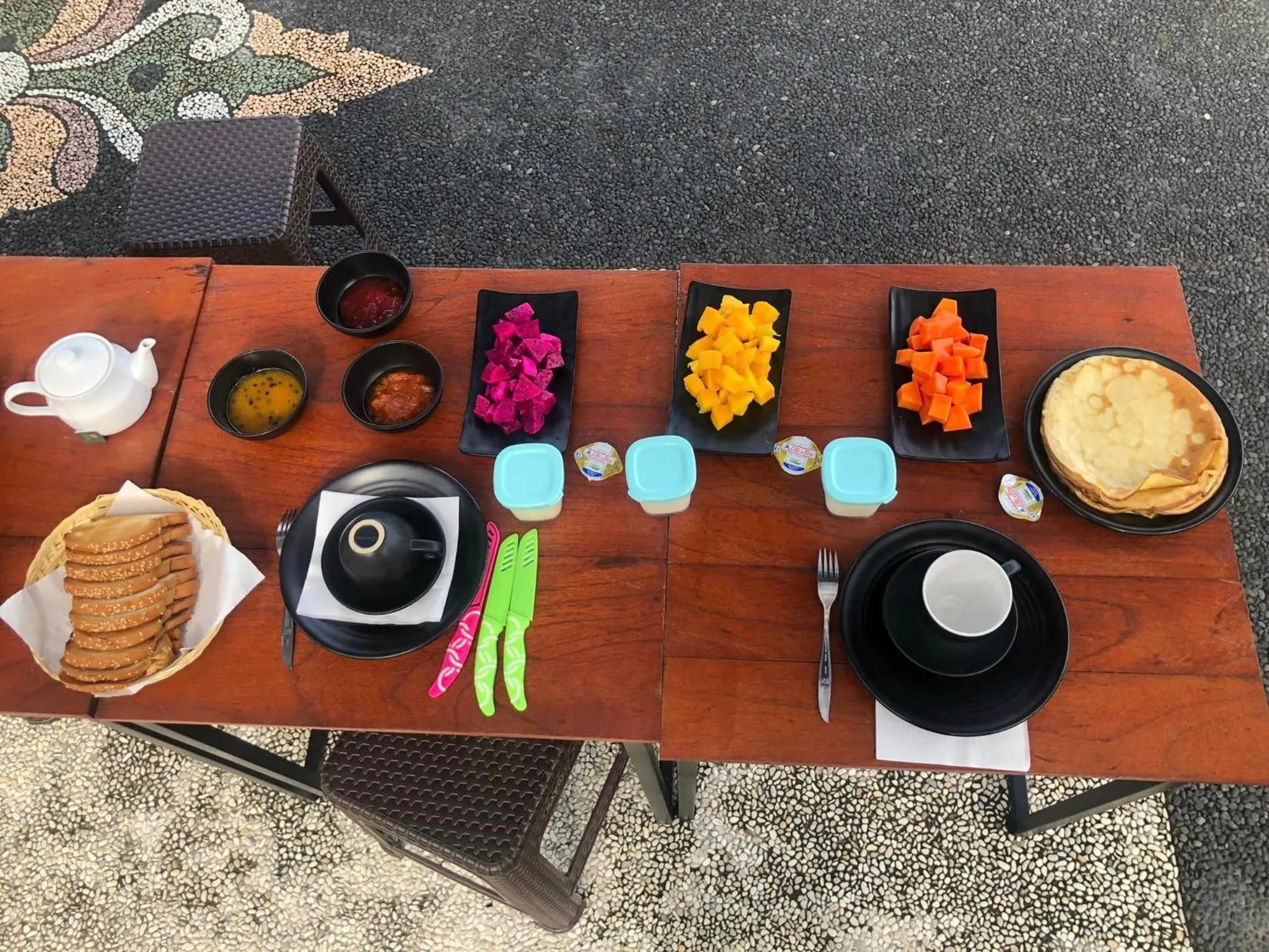 Breakfast in Villa Markisa Pakisan