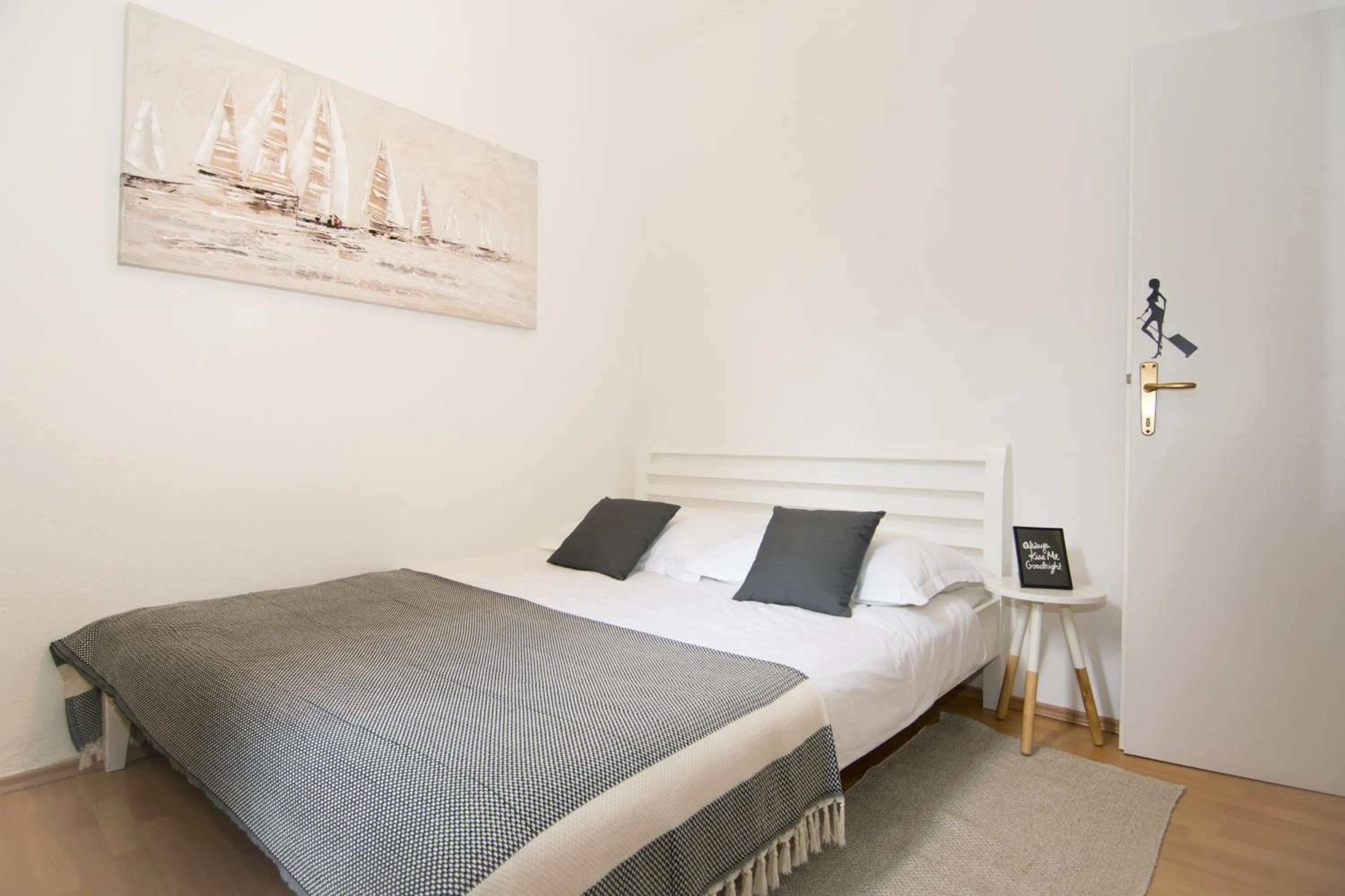 Bed in Studio Terrace Borgoforte