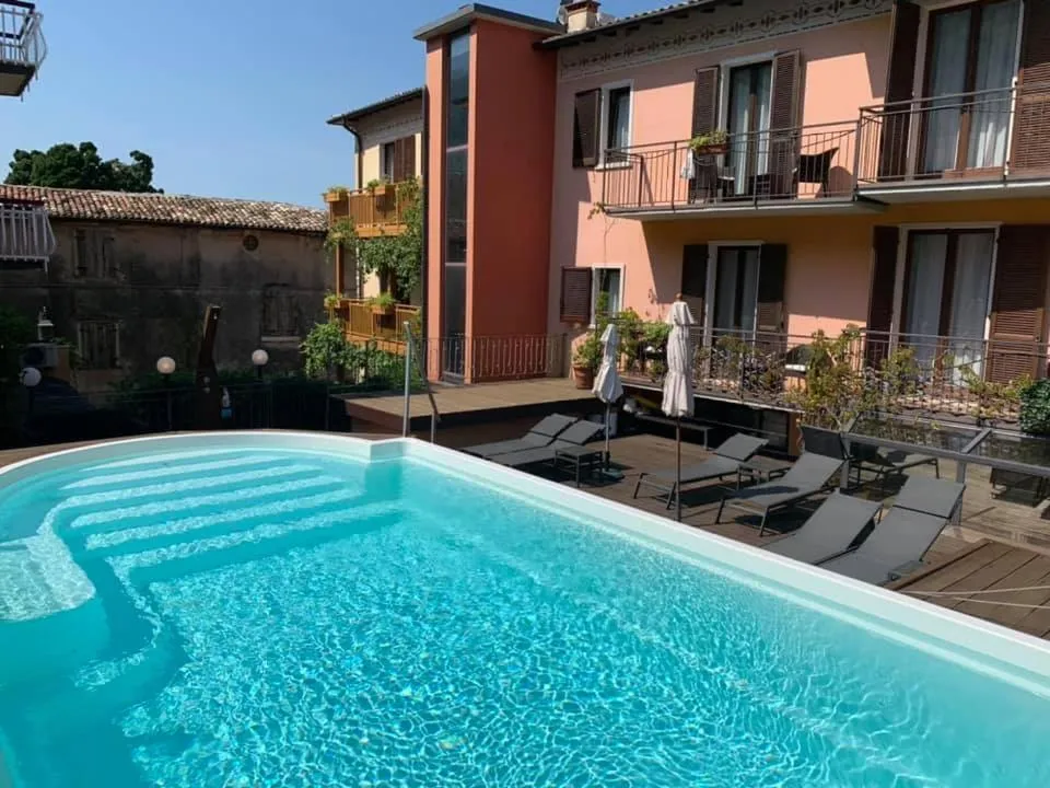 Swimming pool in Hotel Dolomiti