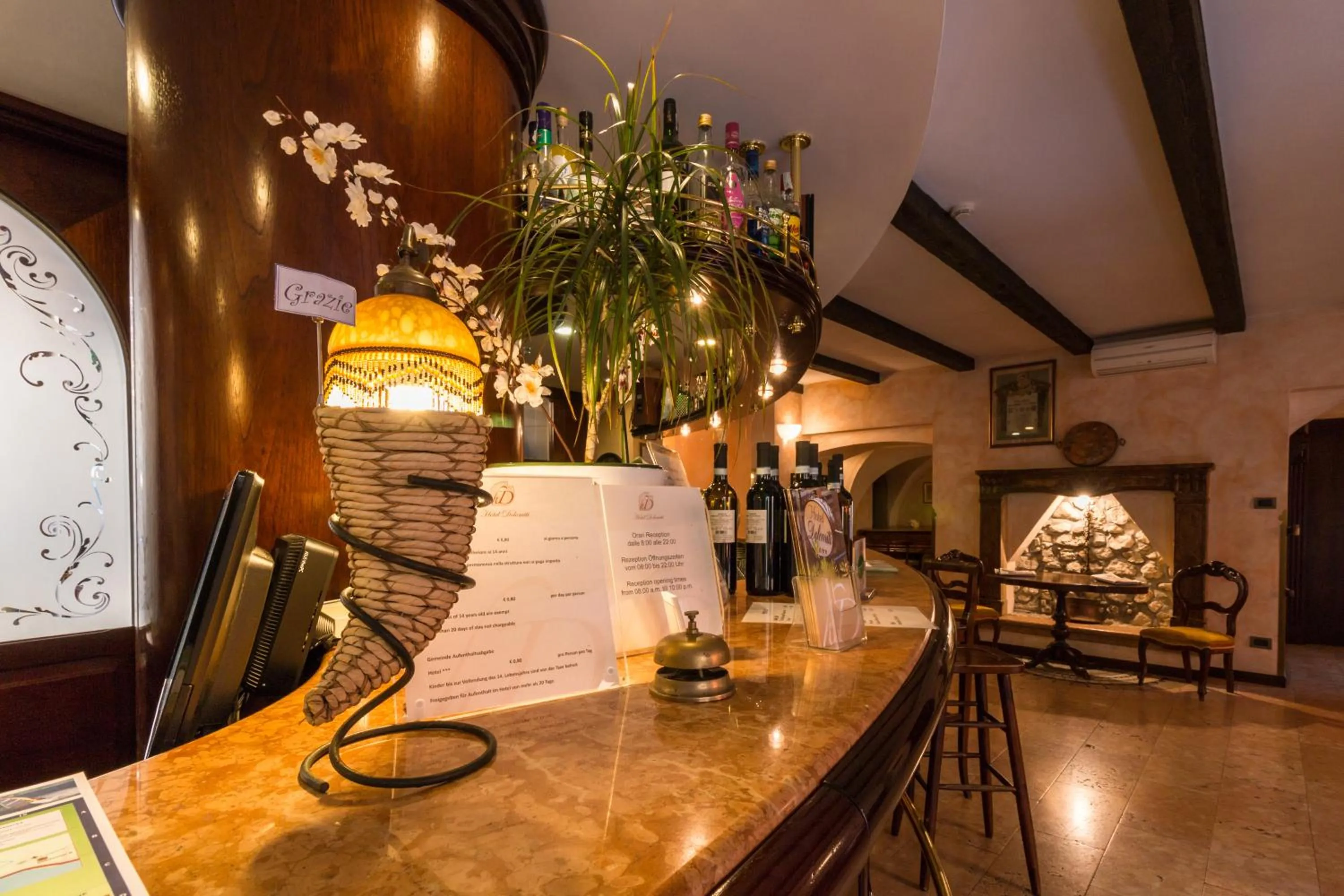 Lobby or reception in Hotel Dolomiti