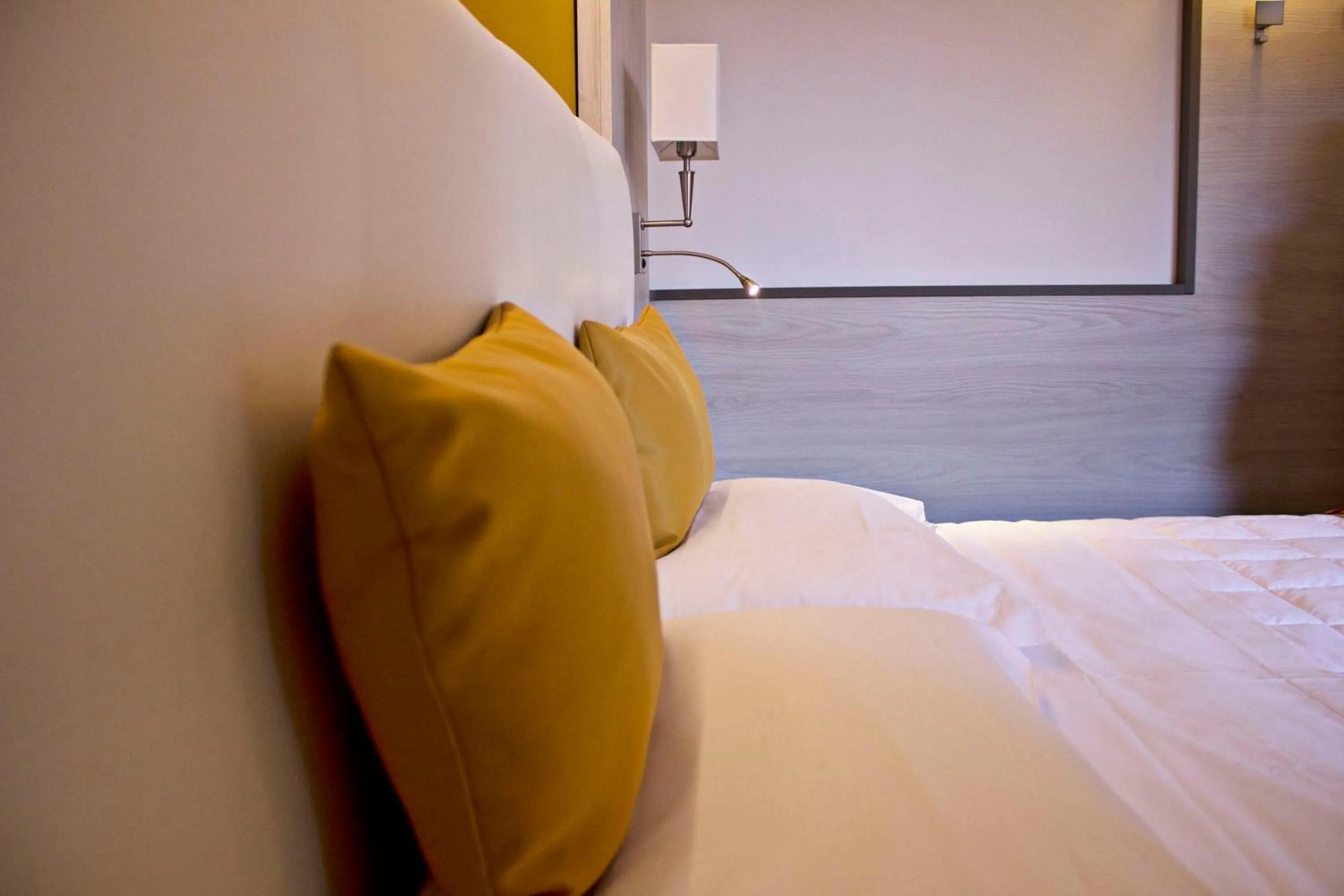 Decorative detail, Bed in Hotel Dolomiti