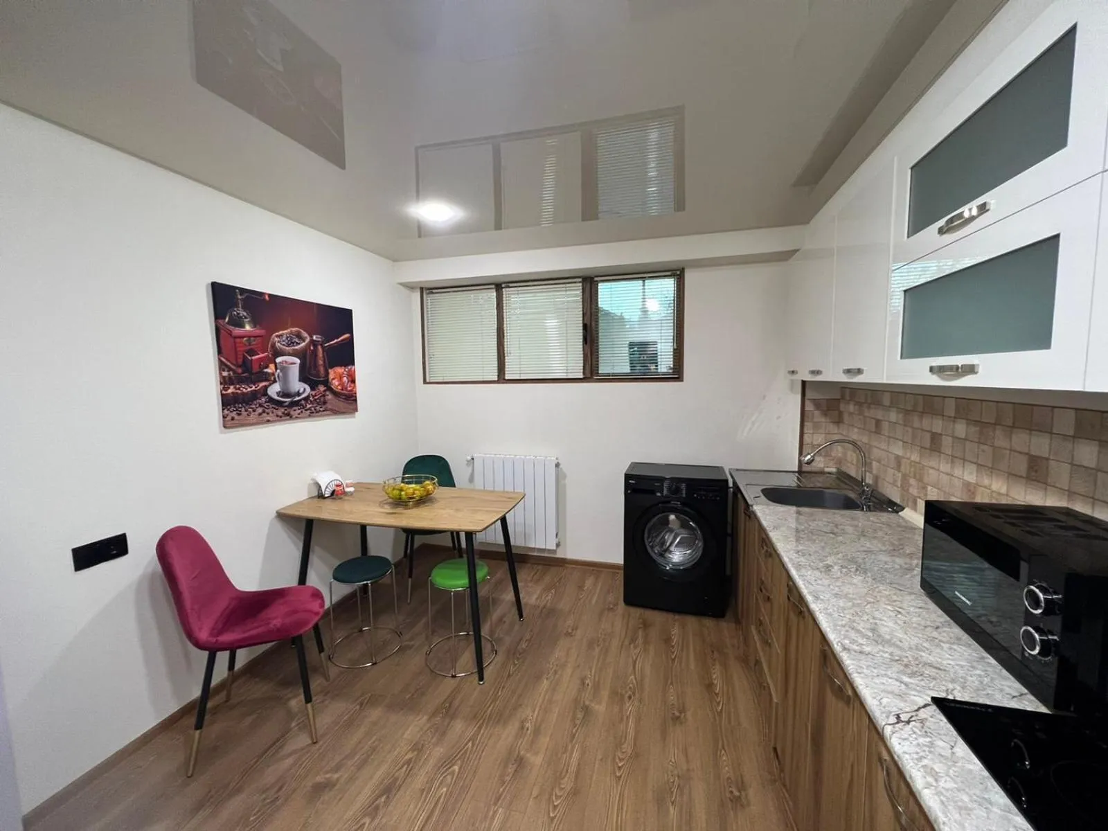 Kitchen or kitchenette in Natali Boutique Hotel