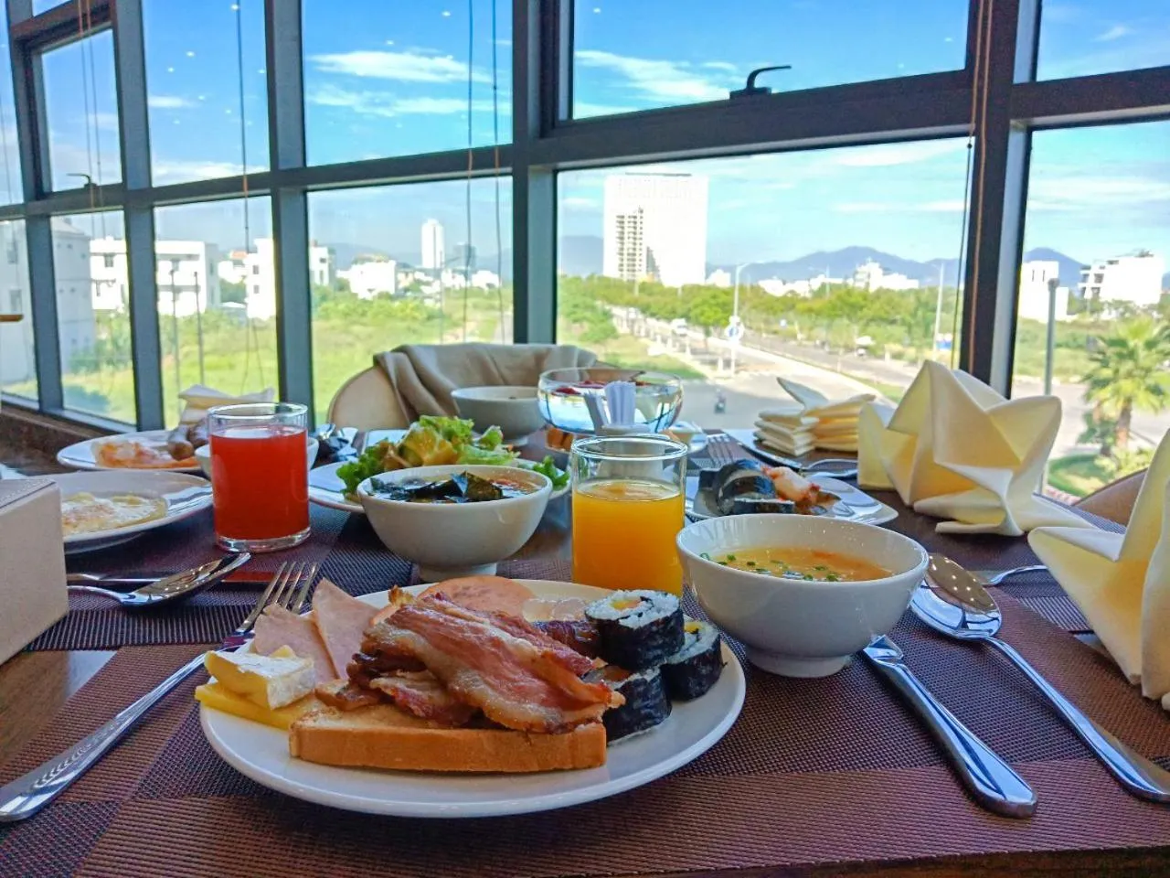 City view in Alan Sea Hotel Danang