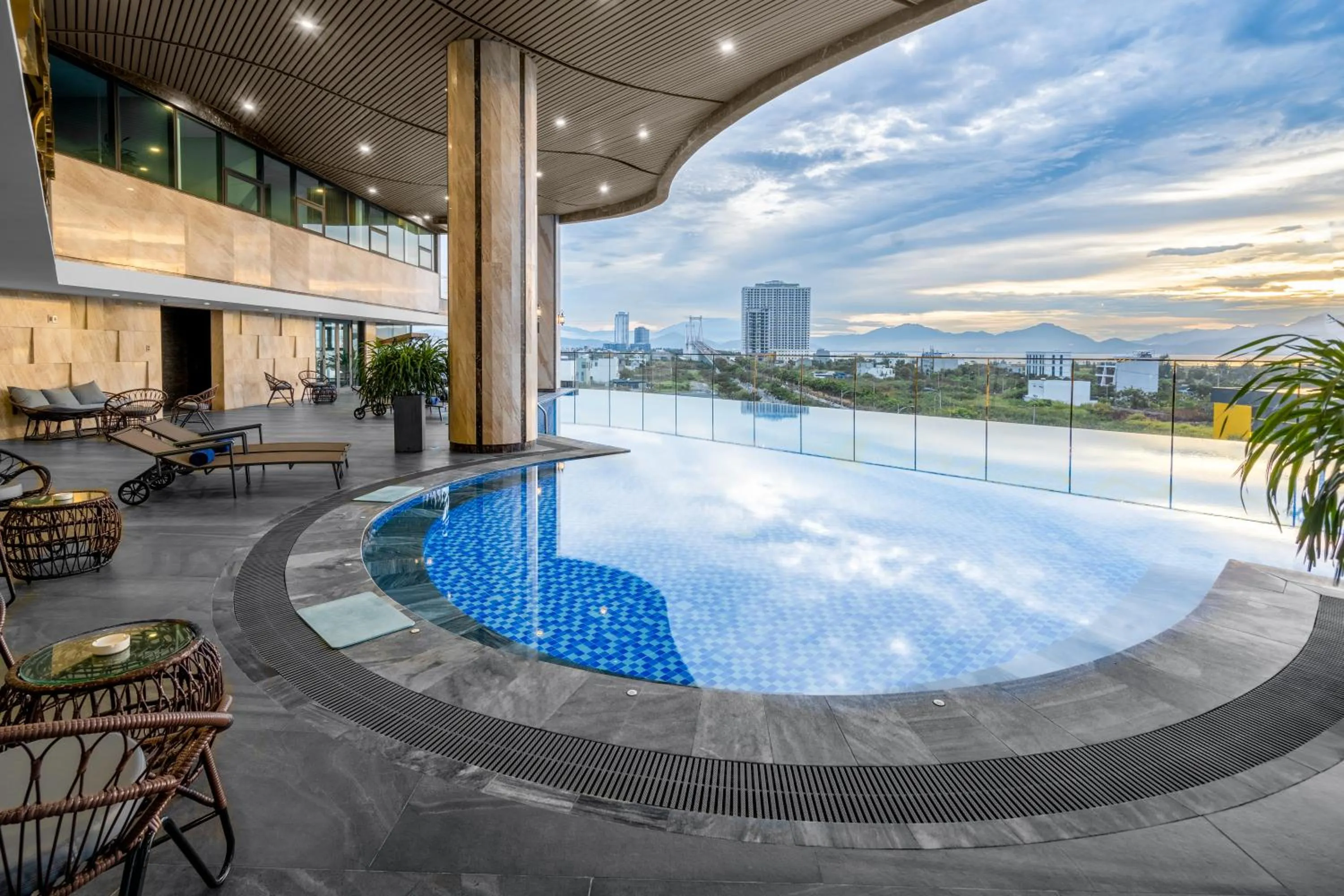 City view in Alan Sea Hotel Danang