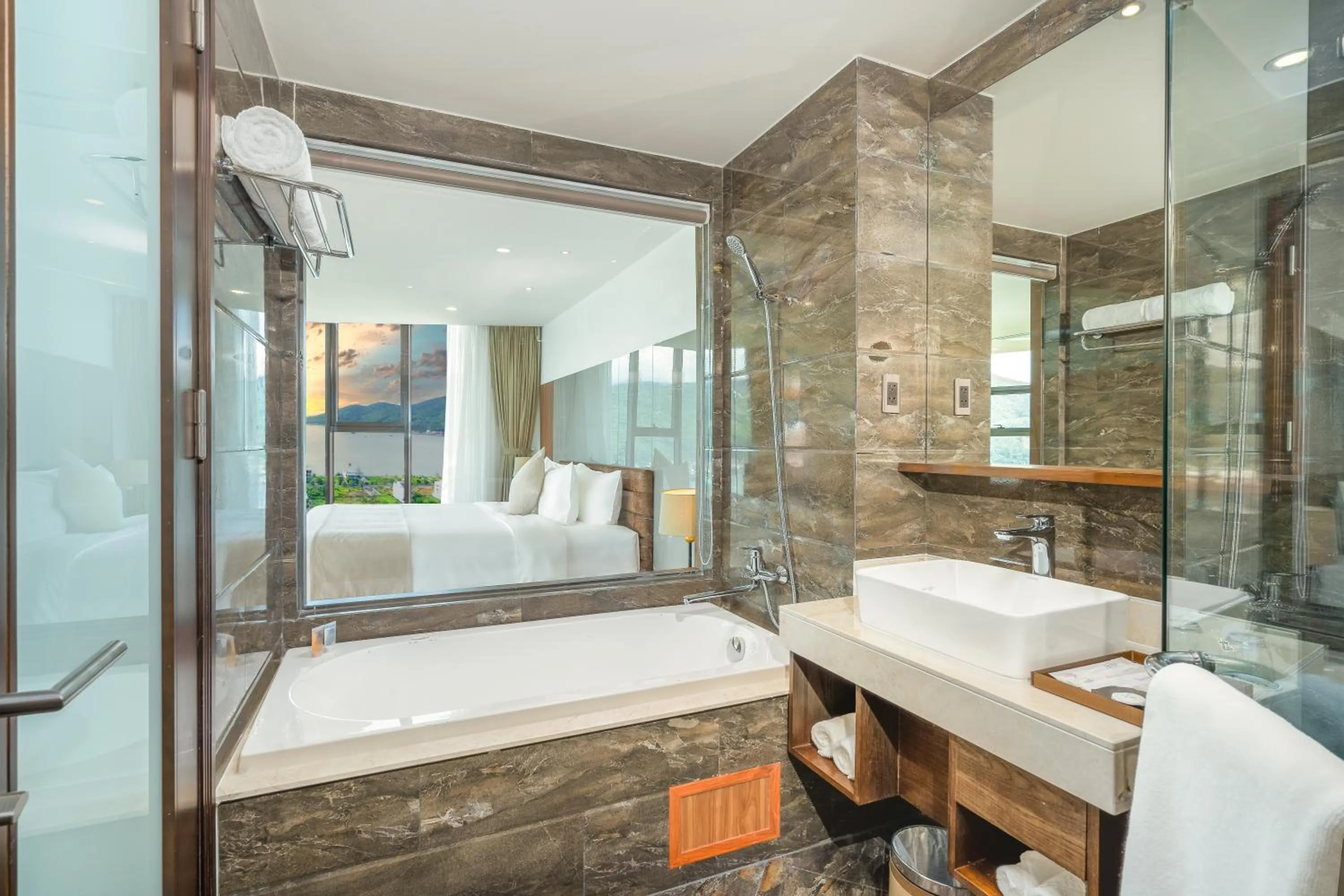 Bed in Alan Sea Hotel Danang