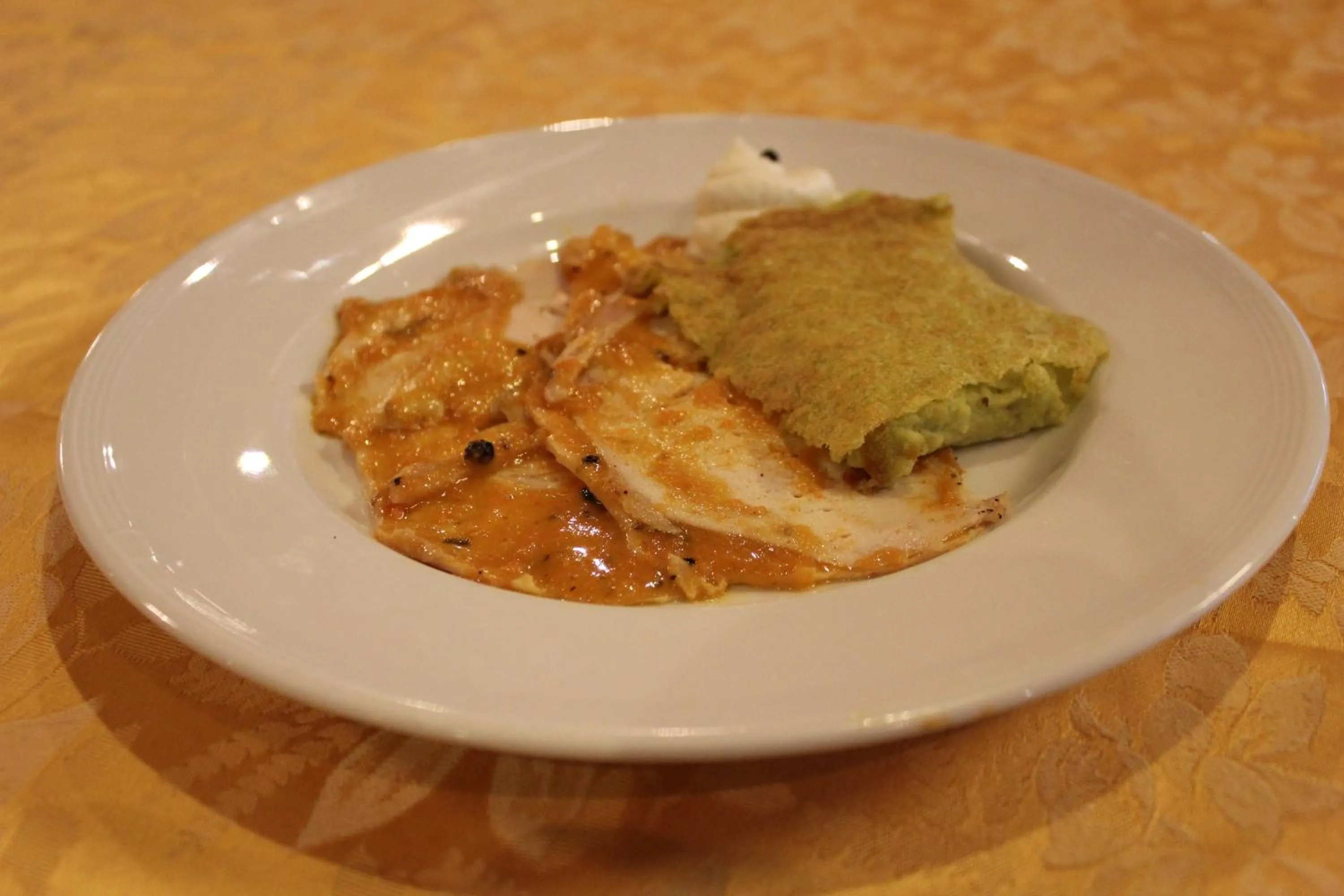 Food close-up in Hotel Romulus