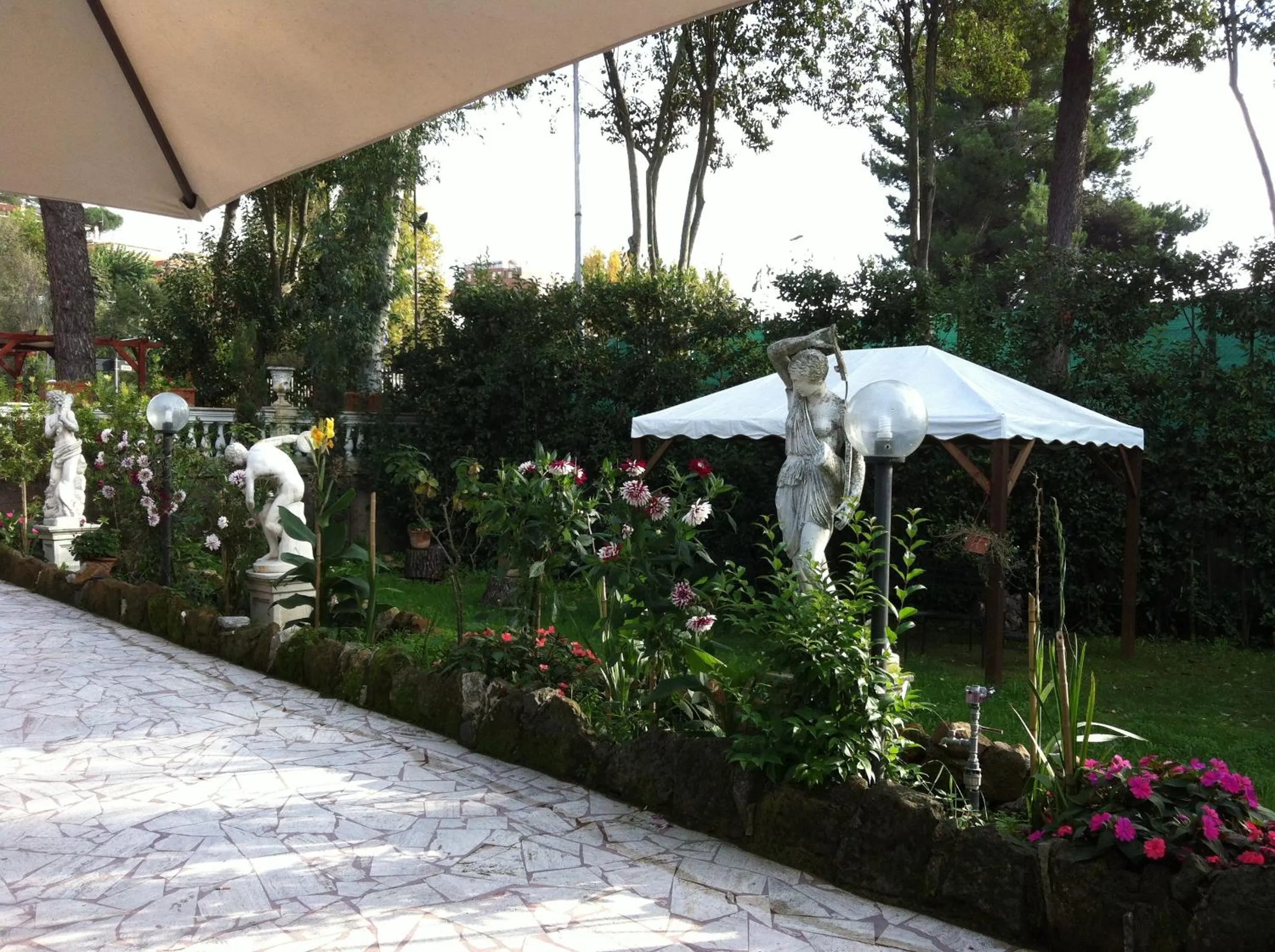Garden in Hotel Romulus