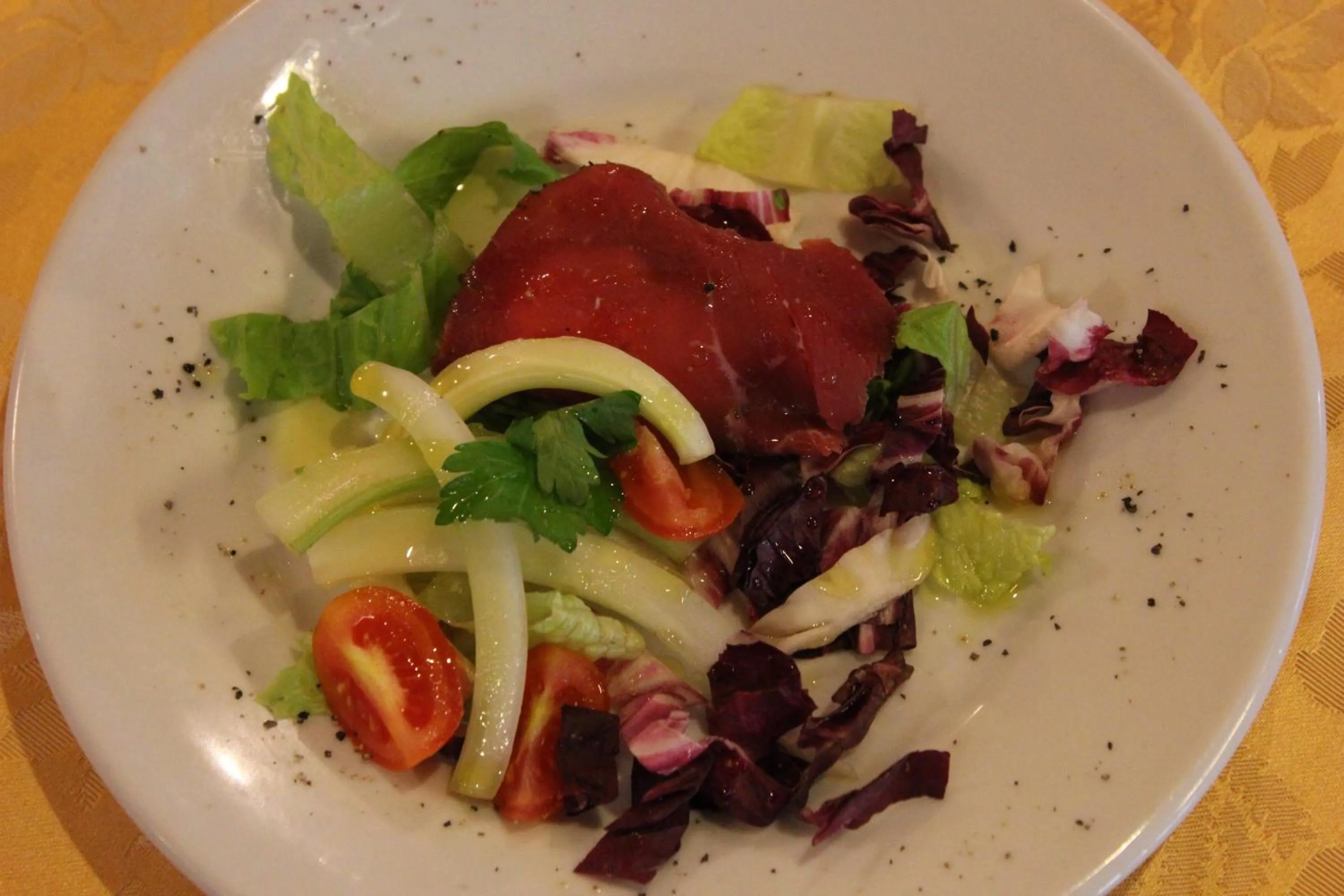 Food close-up in Hotel Romulus