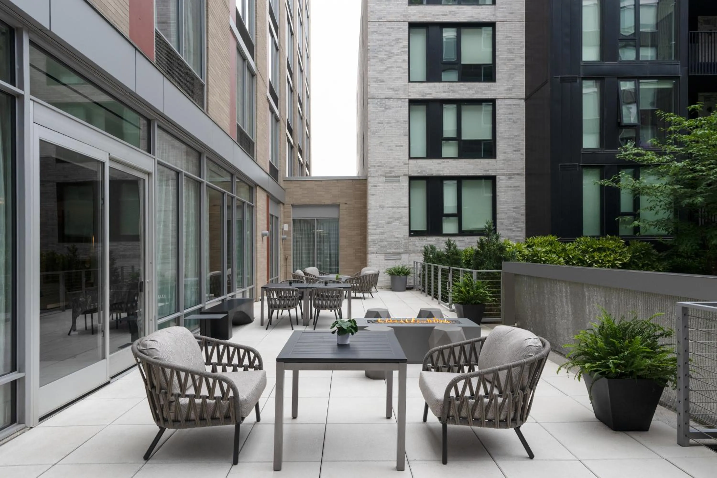 Patio in Hyatt House Washington DC Downtown Convention Center