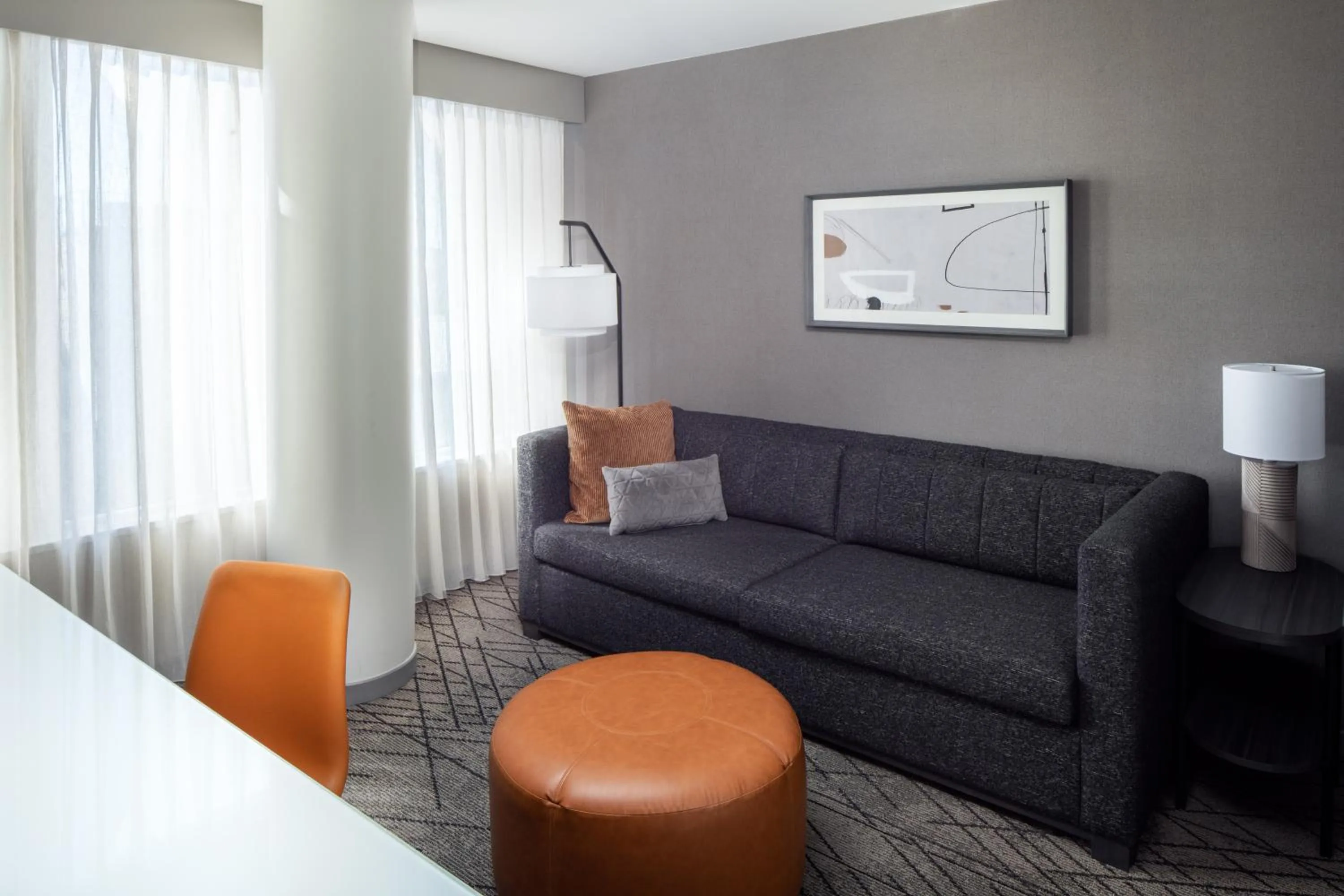 Living room in Hyatt House Washington DC Downtown Convention Center