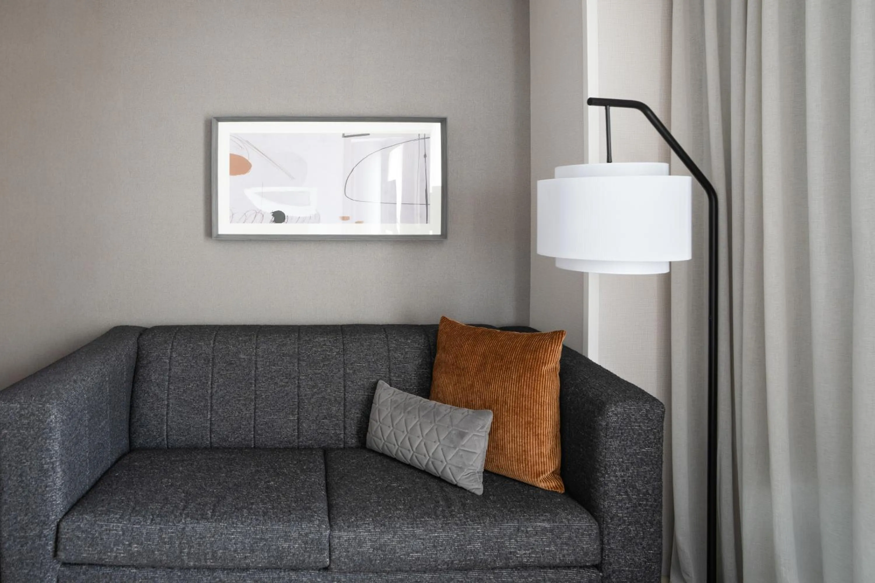 Seating area in Hyatt House Washington DC Downtown Convention Center