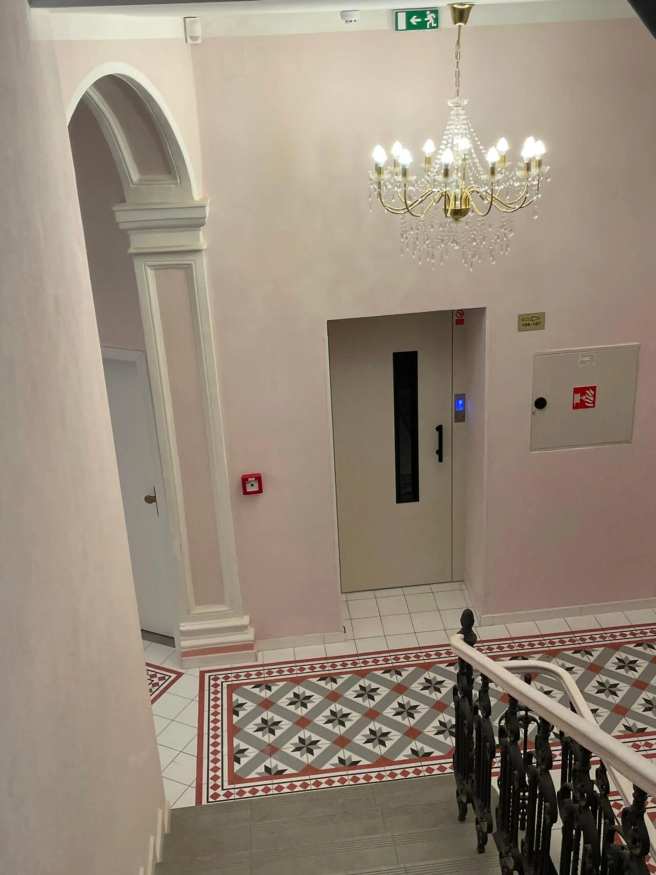 Facade/entrance in Prague National Museum Apartment