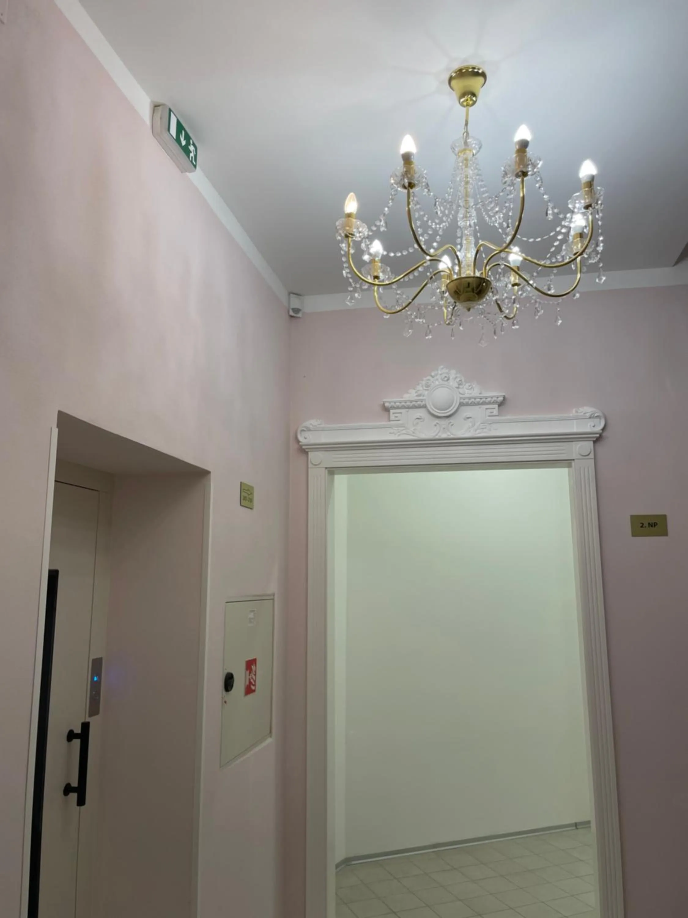 Facade/entrance in Prague National Museum Apartment