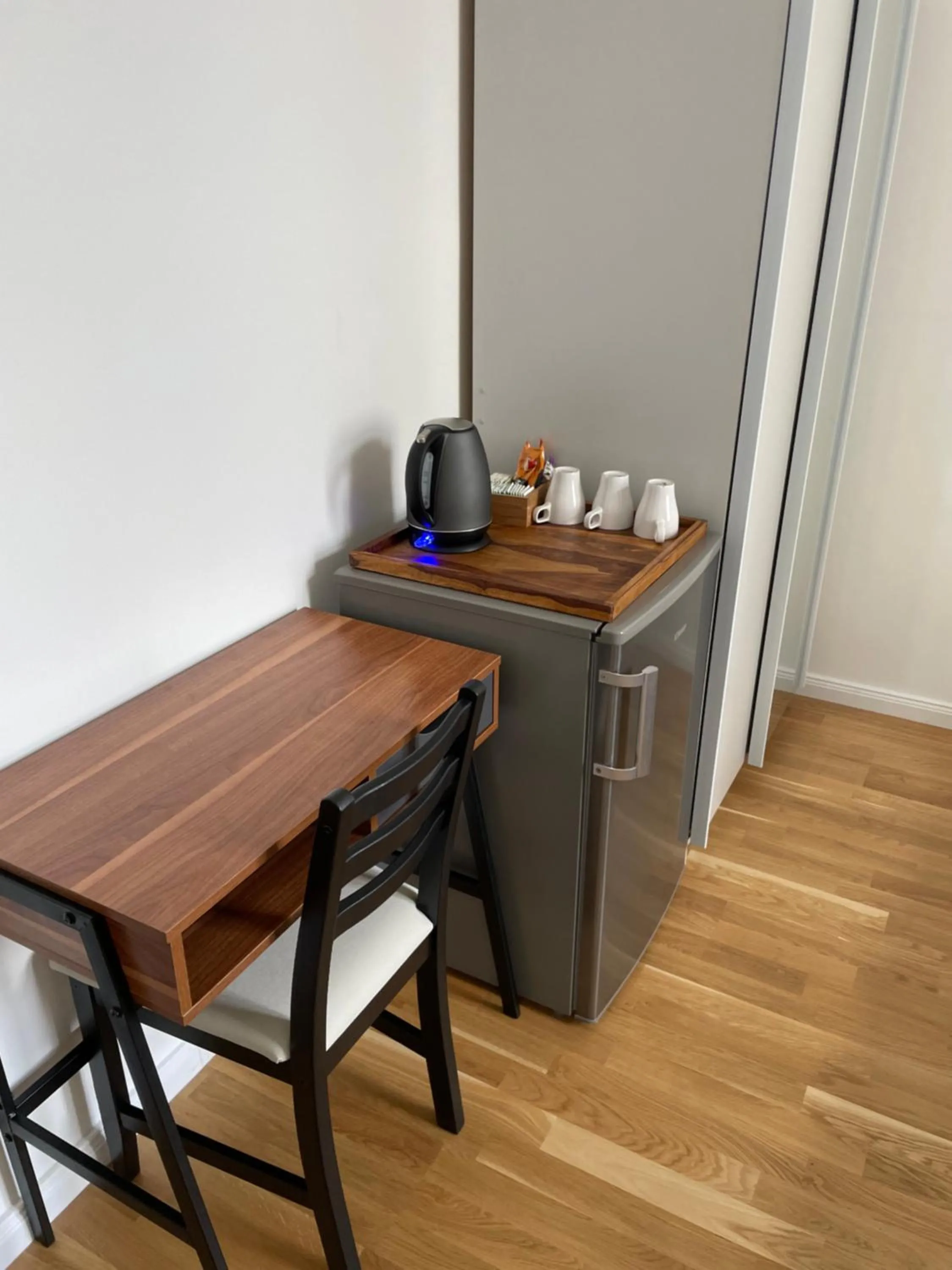 Coffee/tea facilities in Prague National Museum Apartment