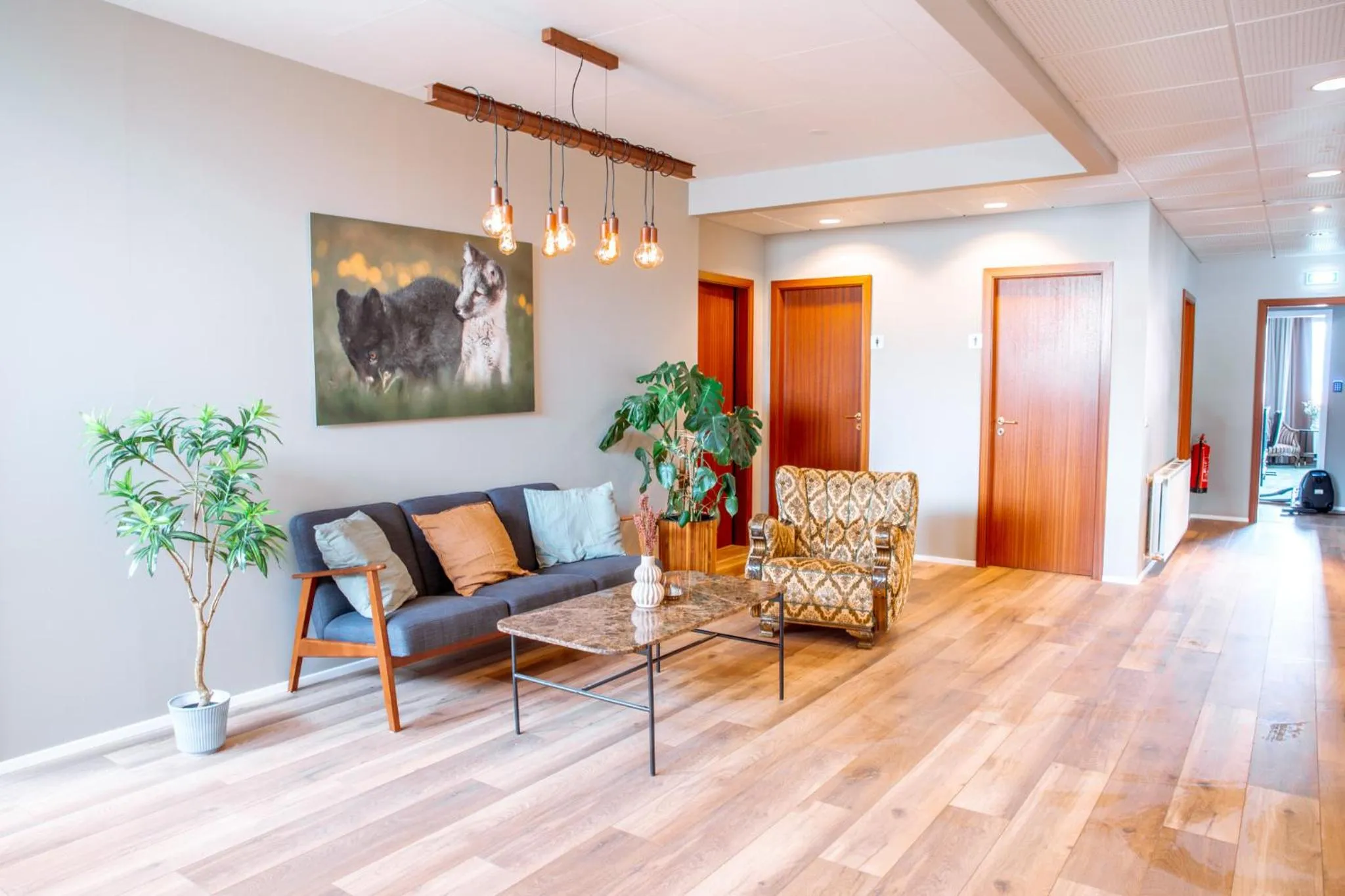 Lobby or reception in Hotel Kaldi