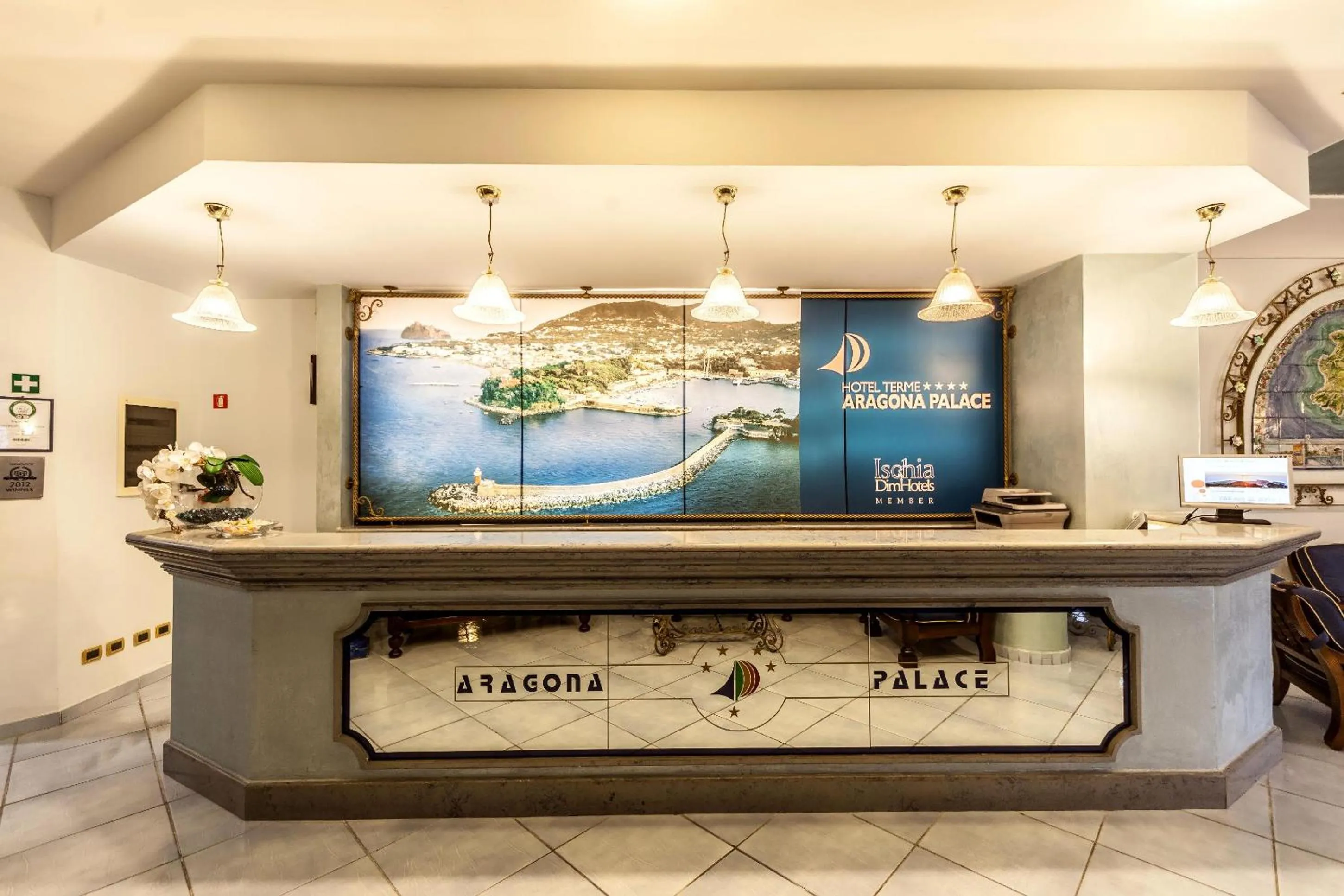 Lobby or reception in Aragona Palace Hotel & Spa
