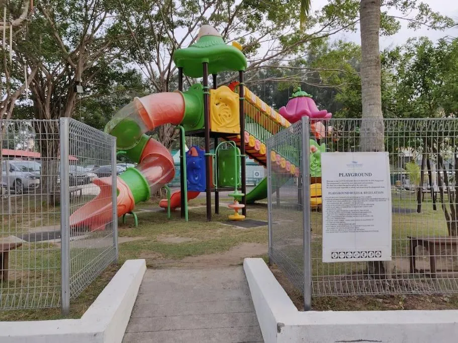 Children play ground in Residenz Apartments in Lotus Desaru Beach Resort