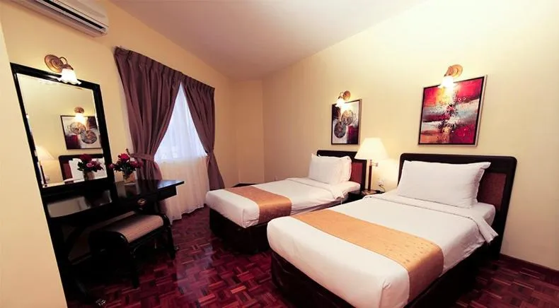 Bed in Residenz Apartments in Lotus Desaru Beach Resort