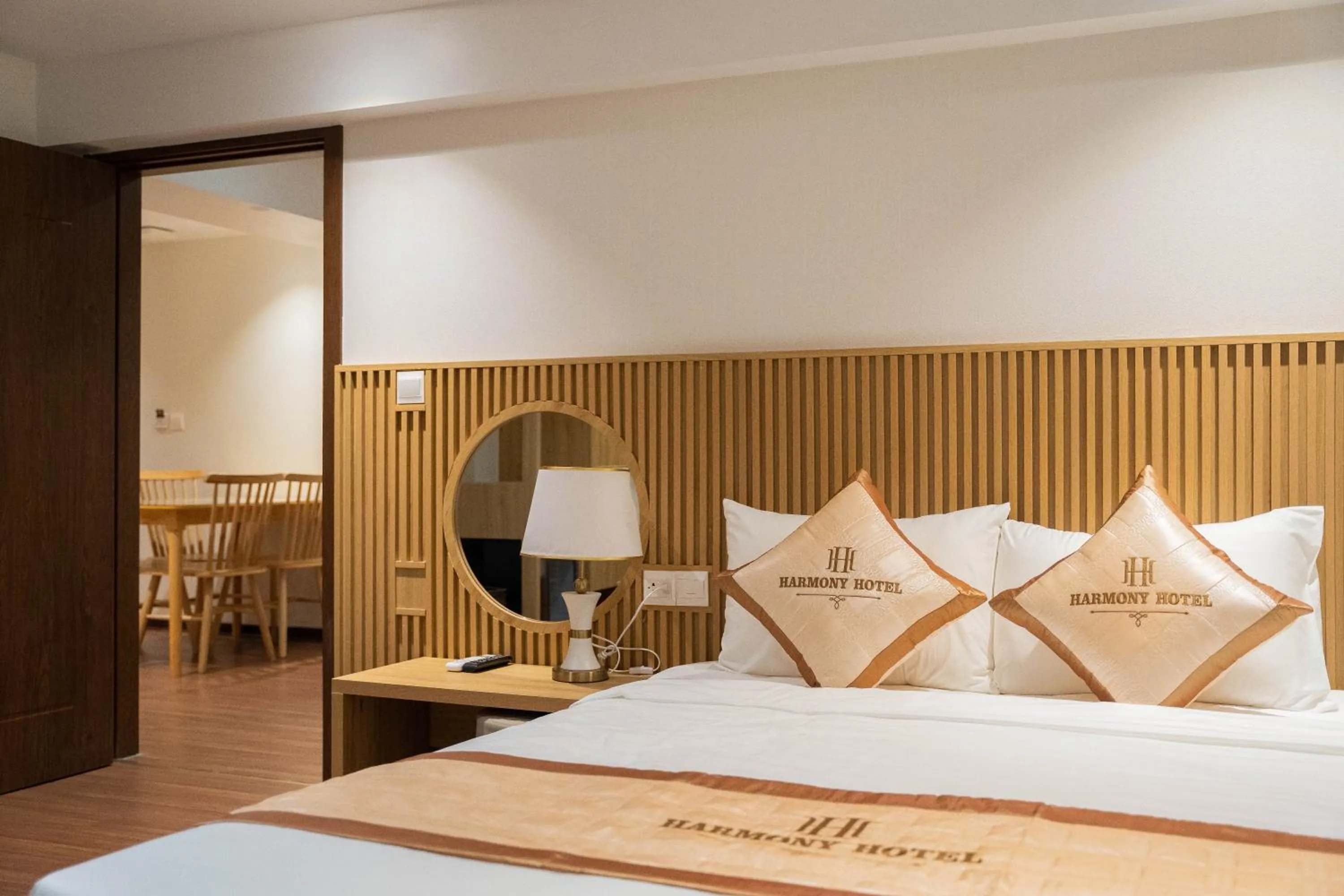 Bedroom, Bed in Harmony HaLong Hotel