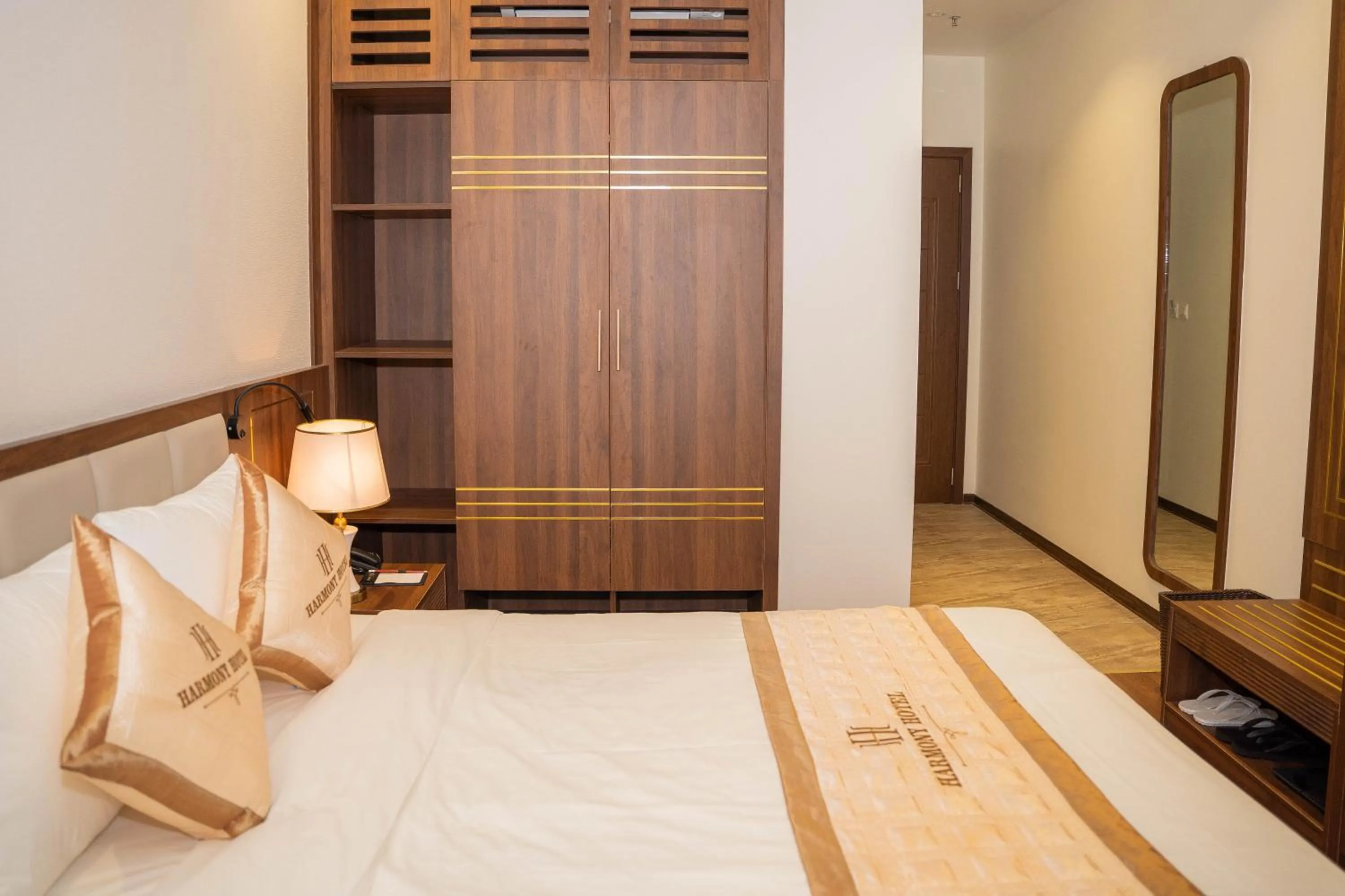 Bedroom, Bed in Harmony HaLong Hotel