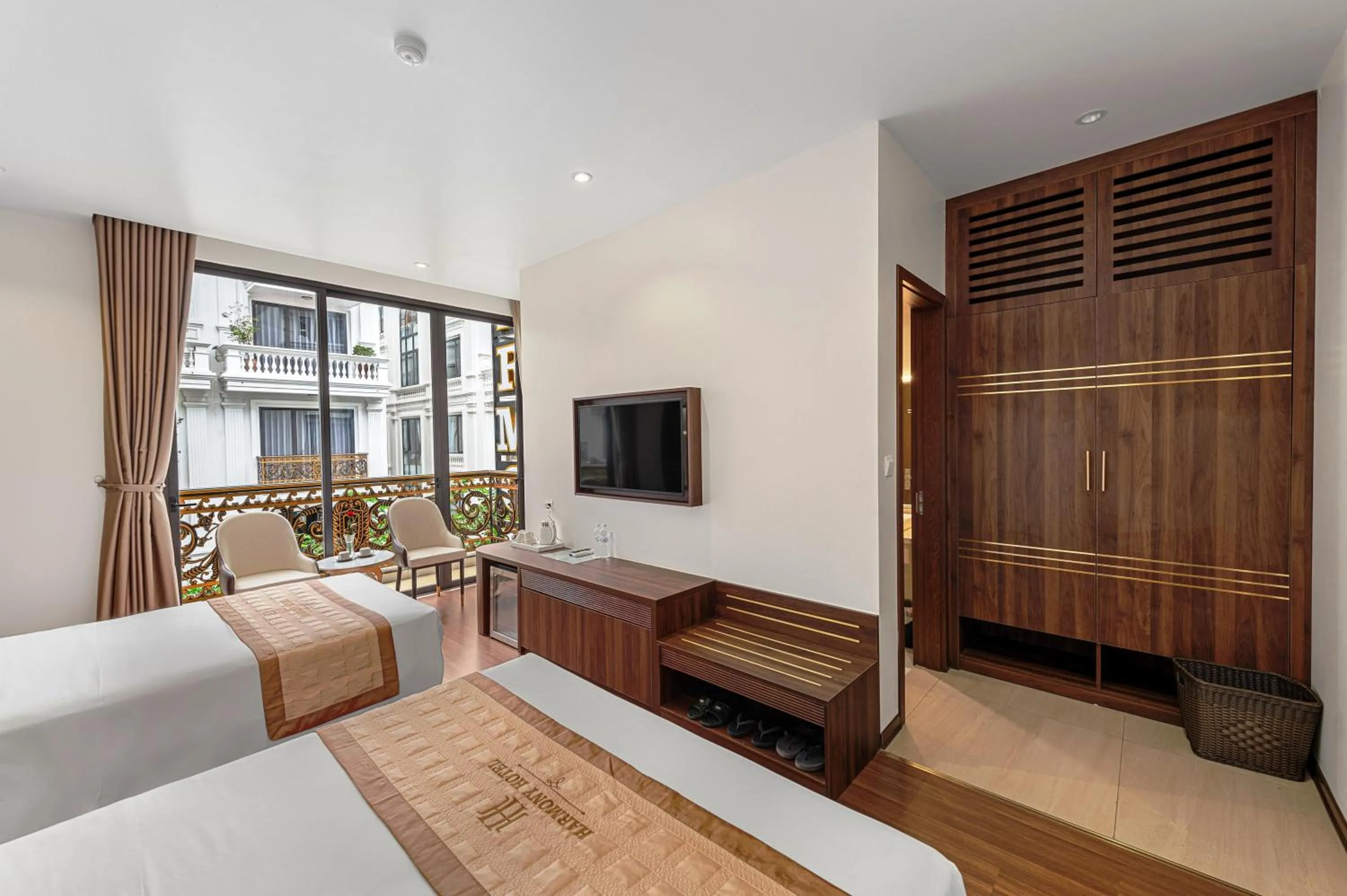 View (from property/room), Bed in Harmony HaLong Hotel