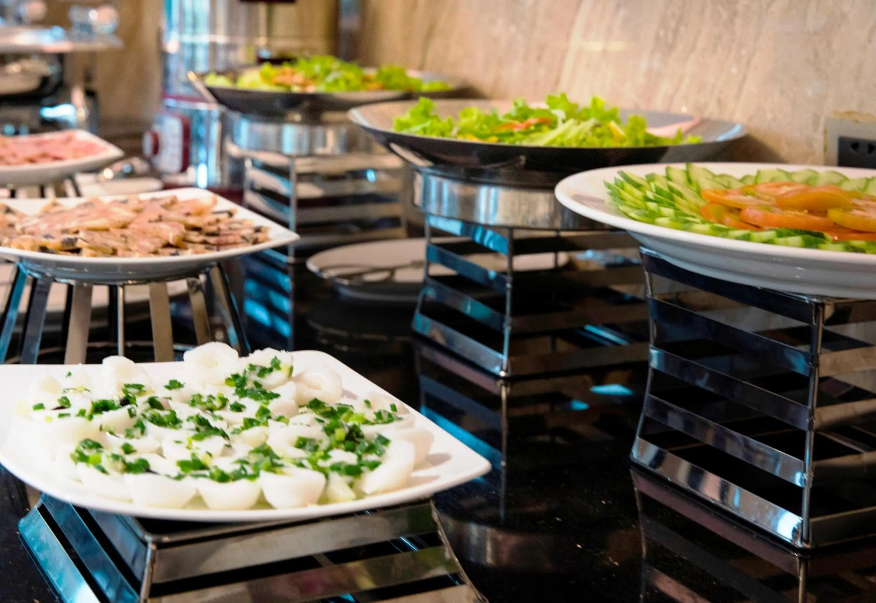 Buffet breakfast in Harmony HaLong Hotel