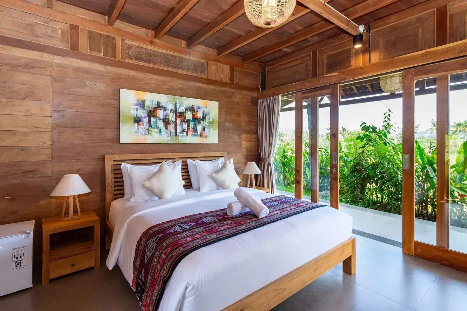 Double Room with Garden View in Kubu Sakian Villa and Restaurant Sidemen Double Room with Garden View in Kubu Sakian Villa and Restaurant Sidemen