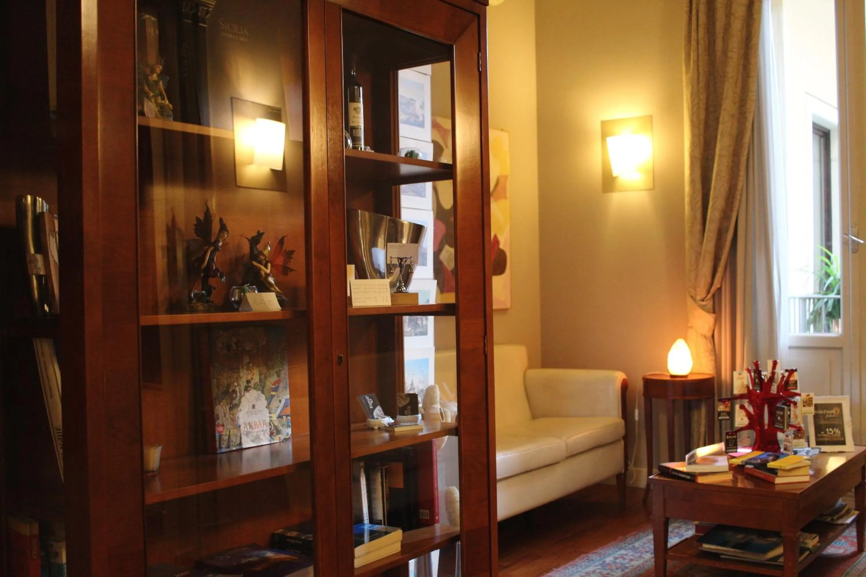 Seating area in Hotel Agathae