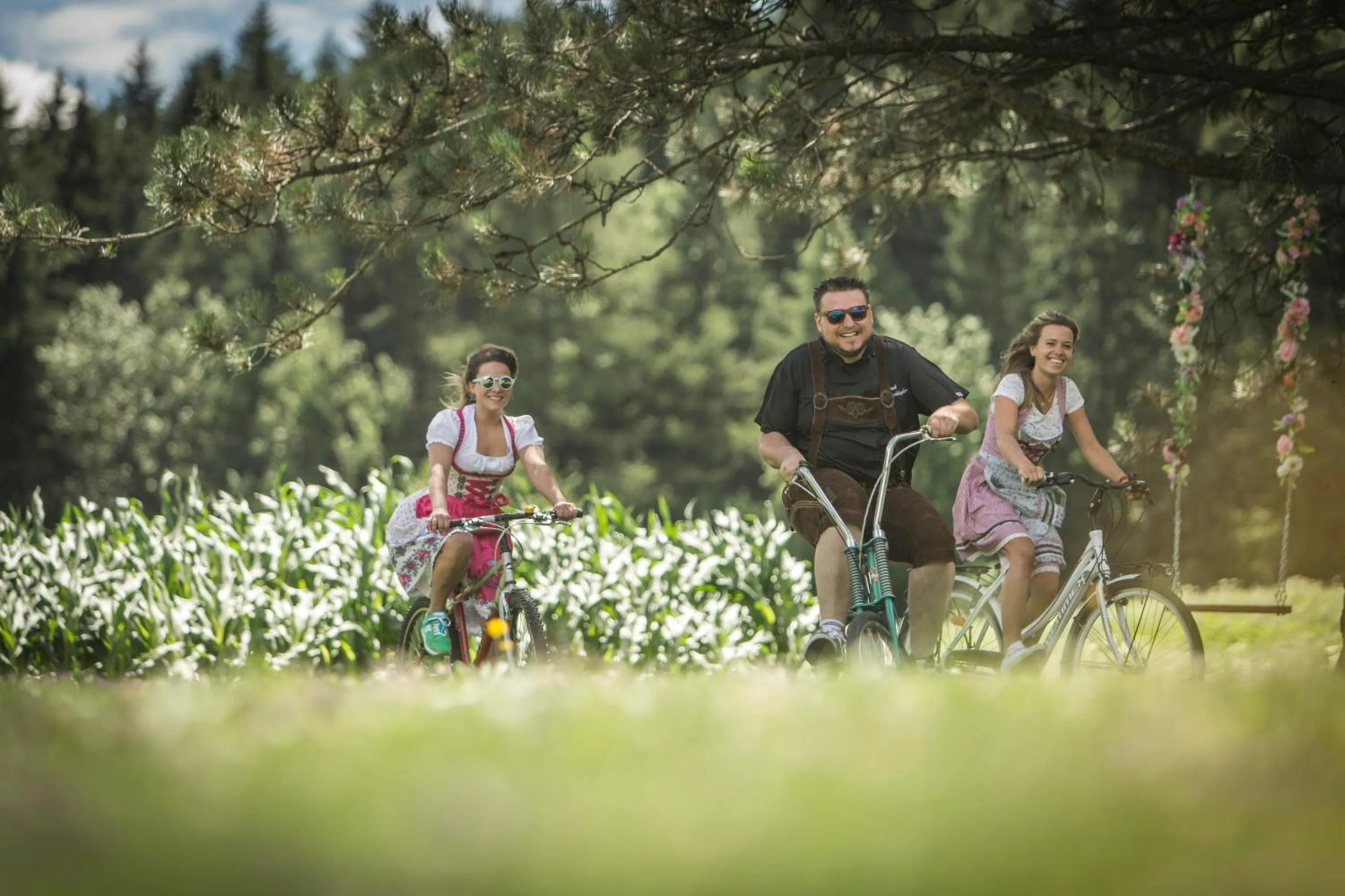 Cycling in Hotel Reichegger