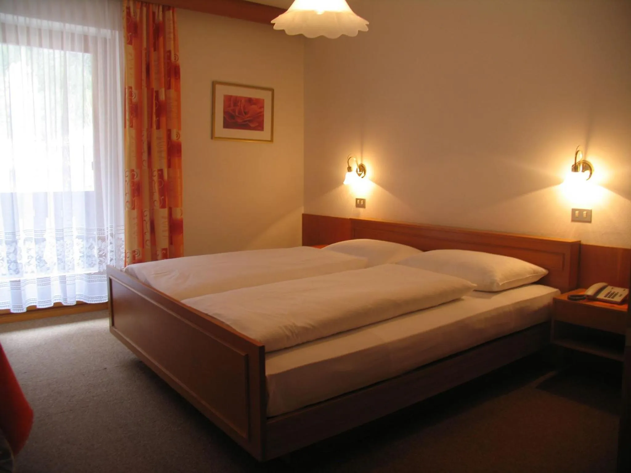 Bed in Hotel Reichegger