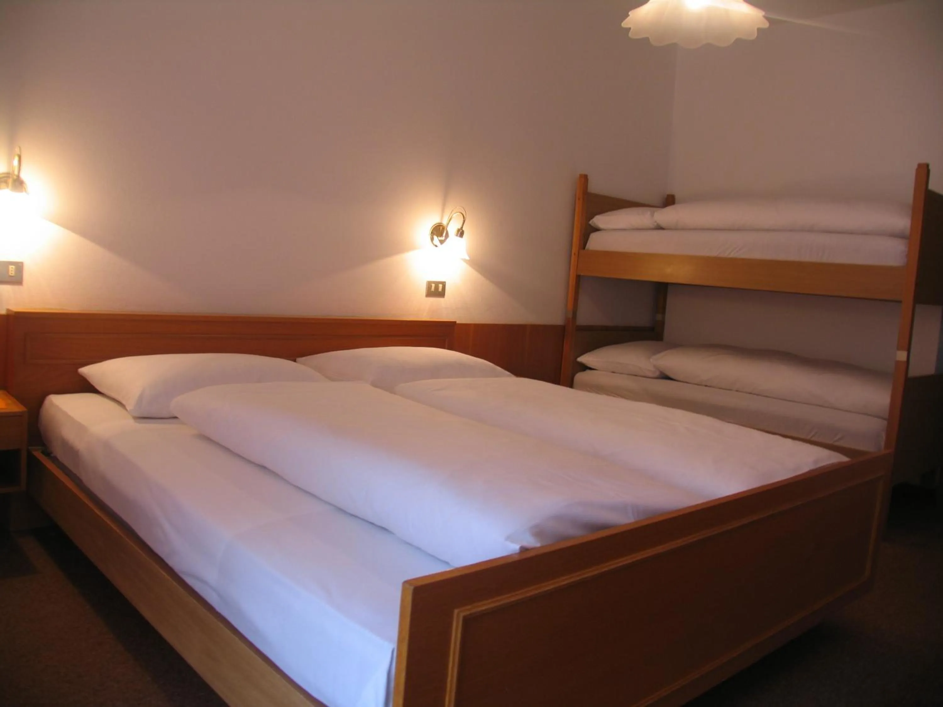 Bed in Hotel Reichegger