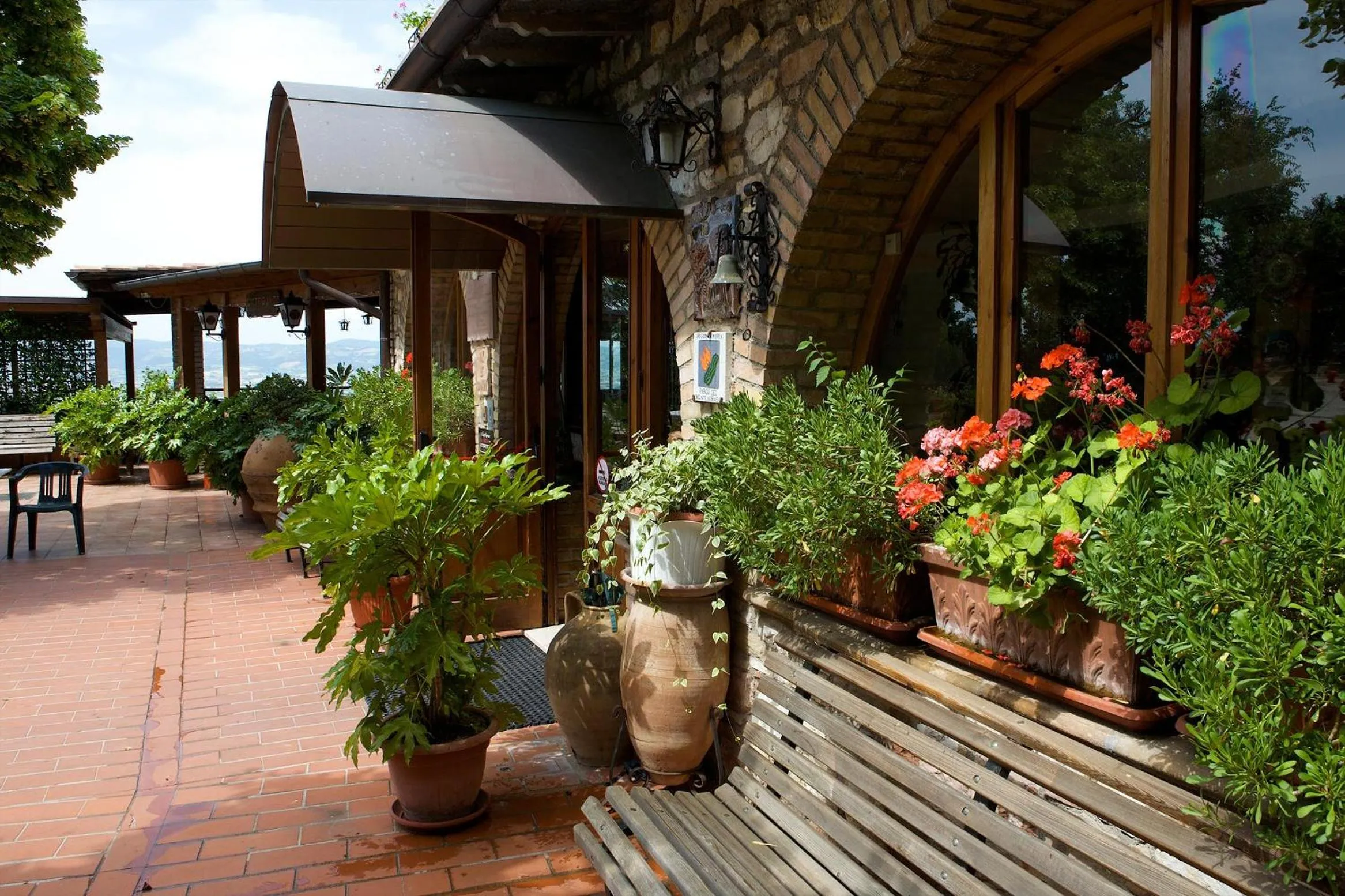 Garden in Hotel Da Angelo