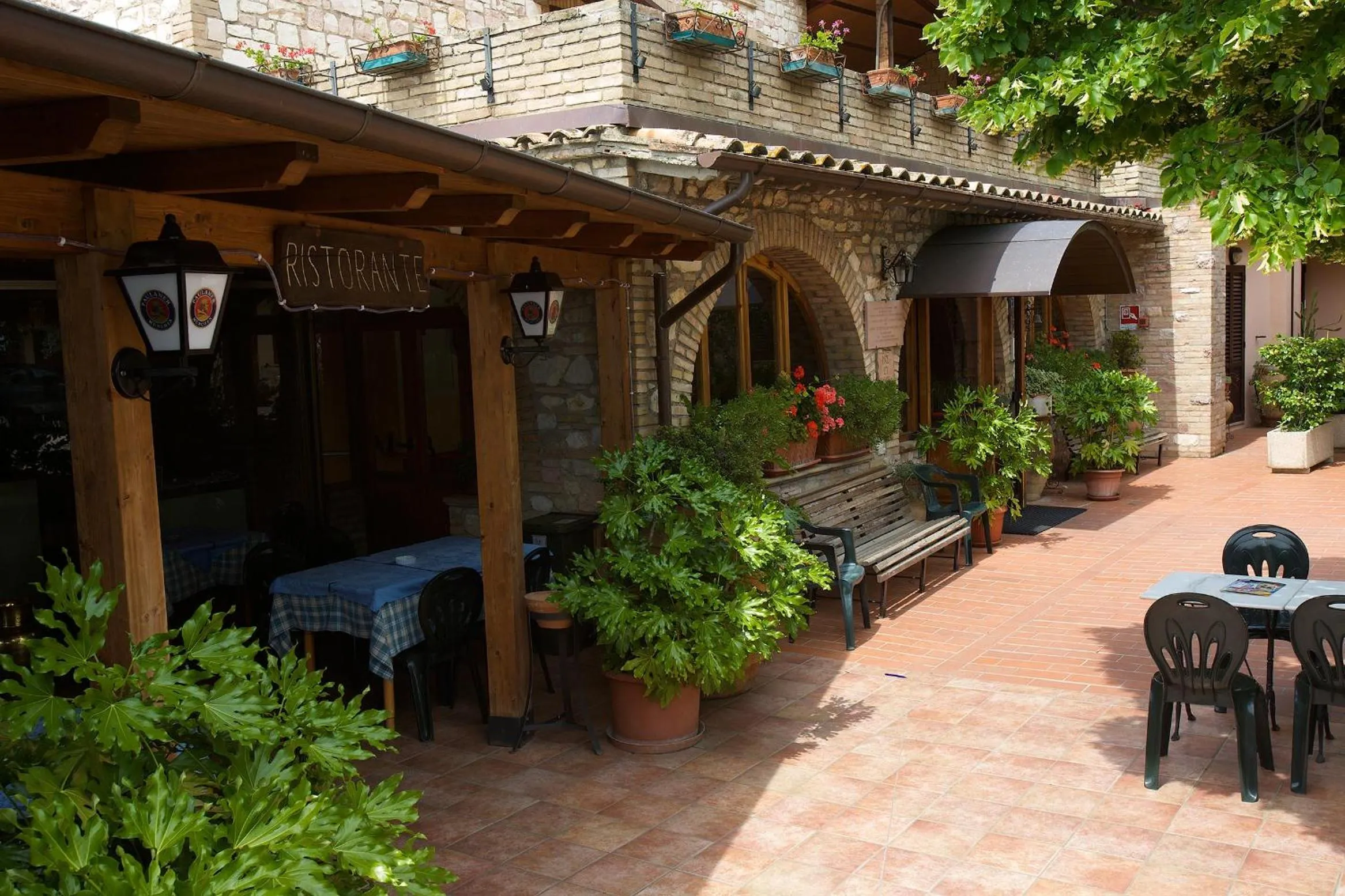 Garden in Hotel Da Angelo