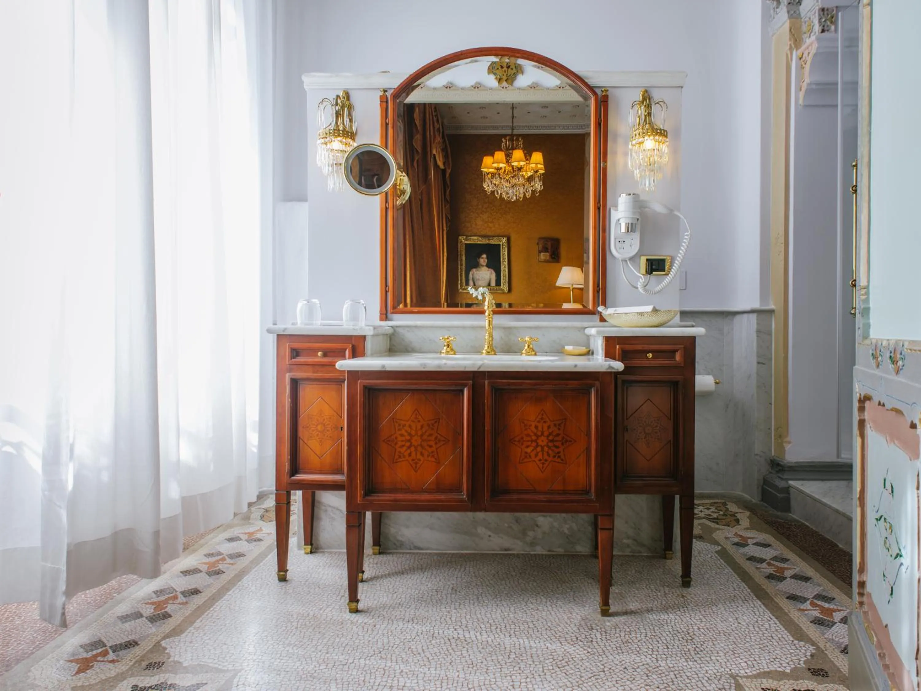 Bathroom in Relais & Chateaux Villa Crespi