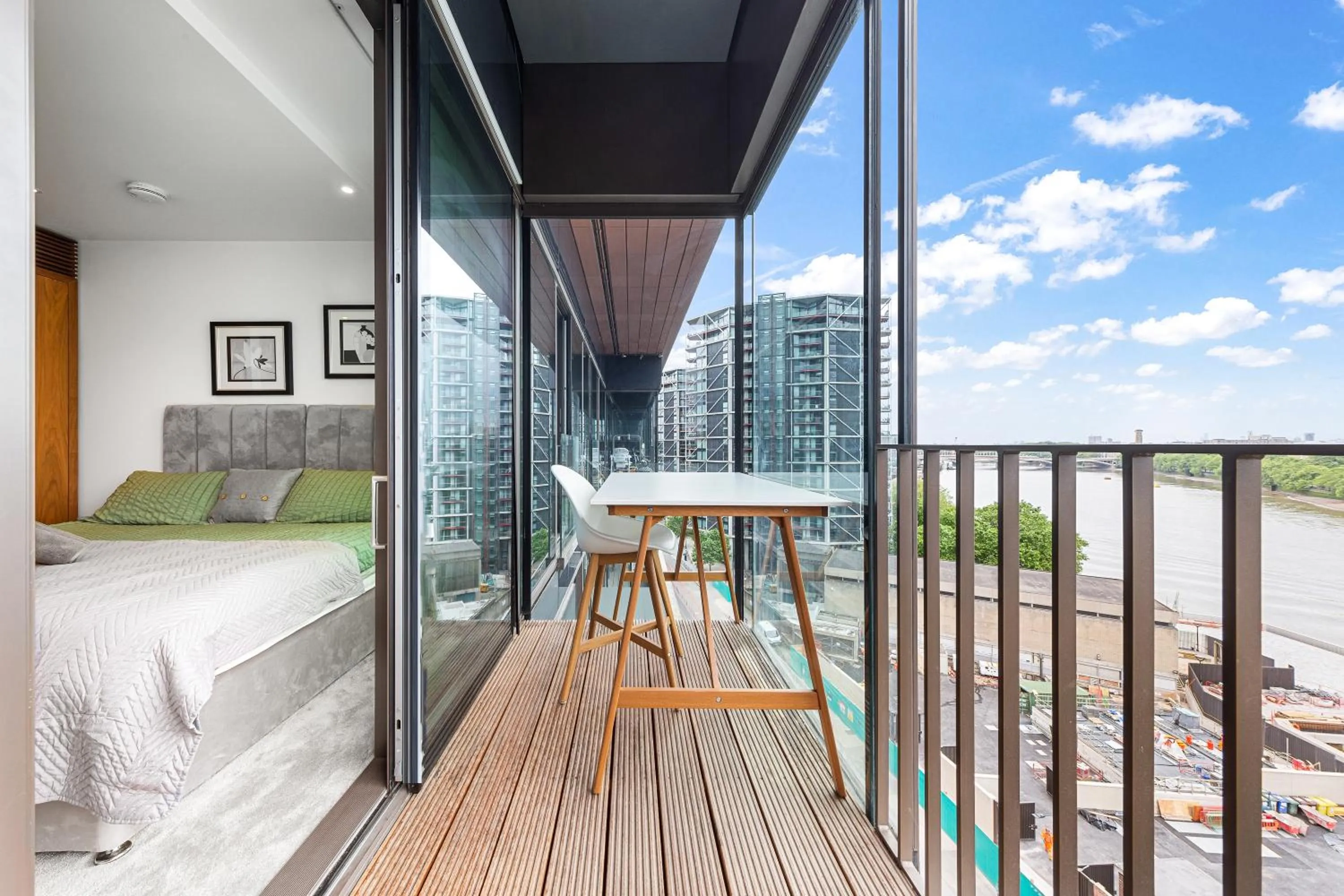 Property building in River Panorama Central London 2 bedroom New Development