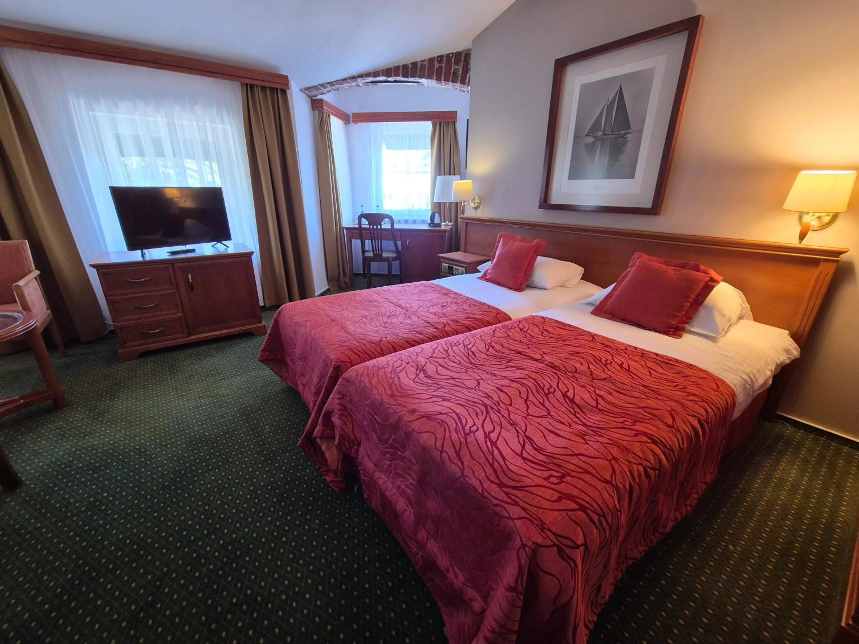 Bed in Meduza Hotel & Spa