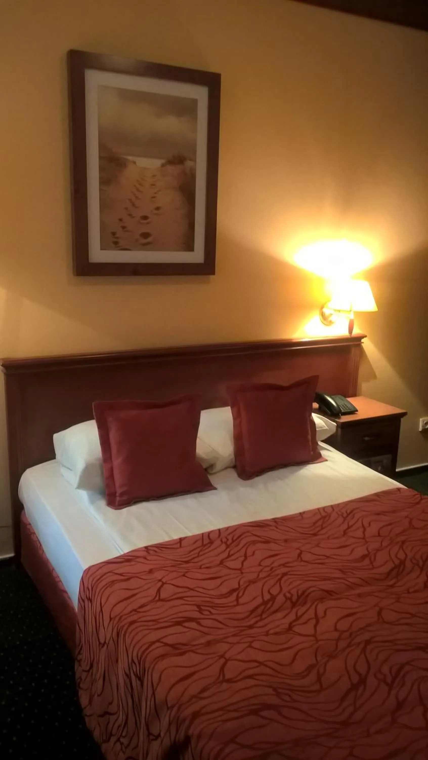 Bed in Meduza Hotel & Spa