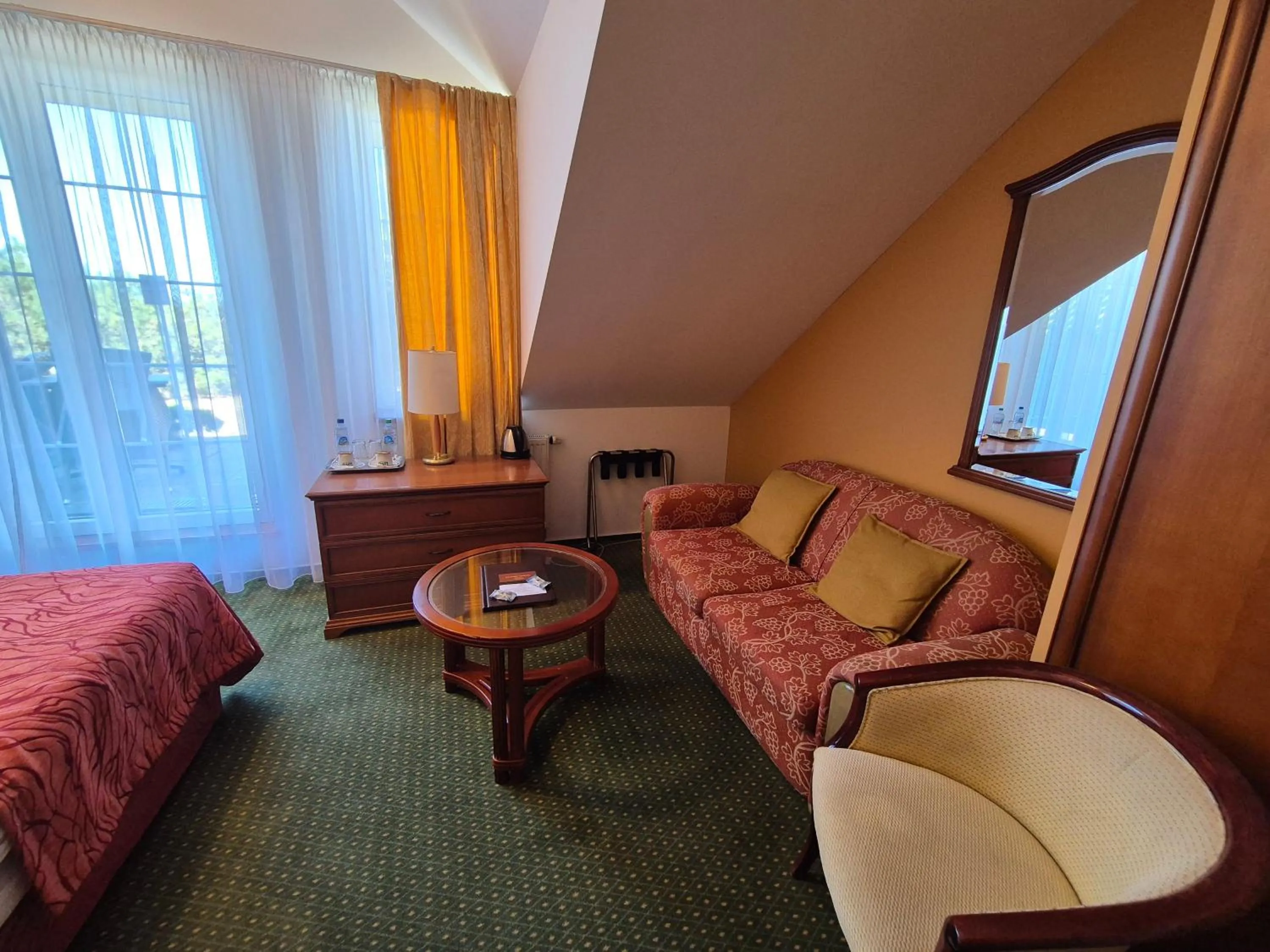 Bed in Meduza Hotel & Spa