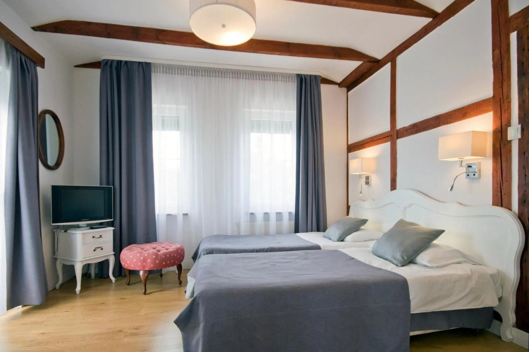 Bed in Meduza Hotel & Spa