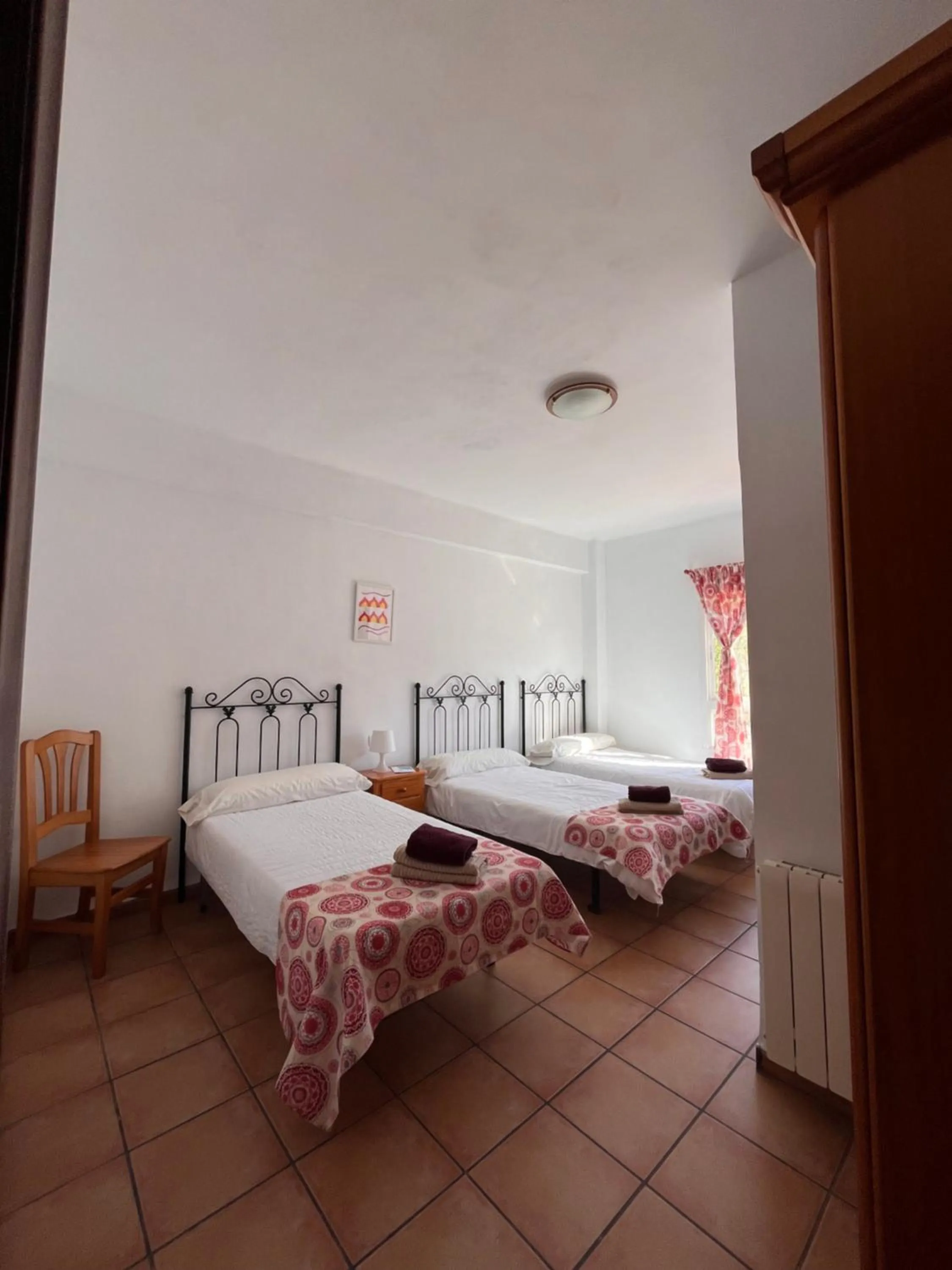 Bed in Hotel Espadan