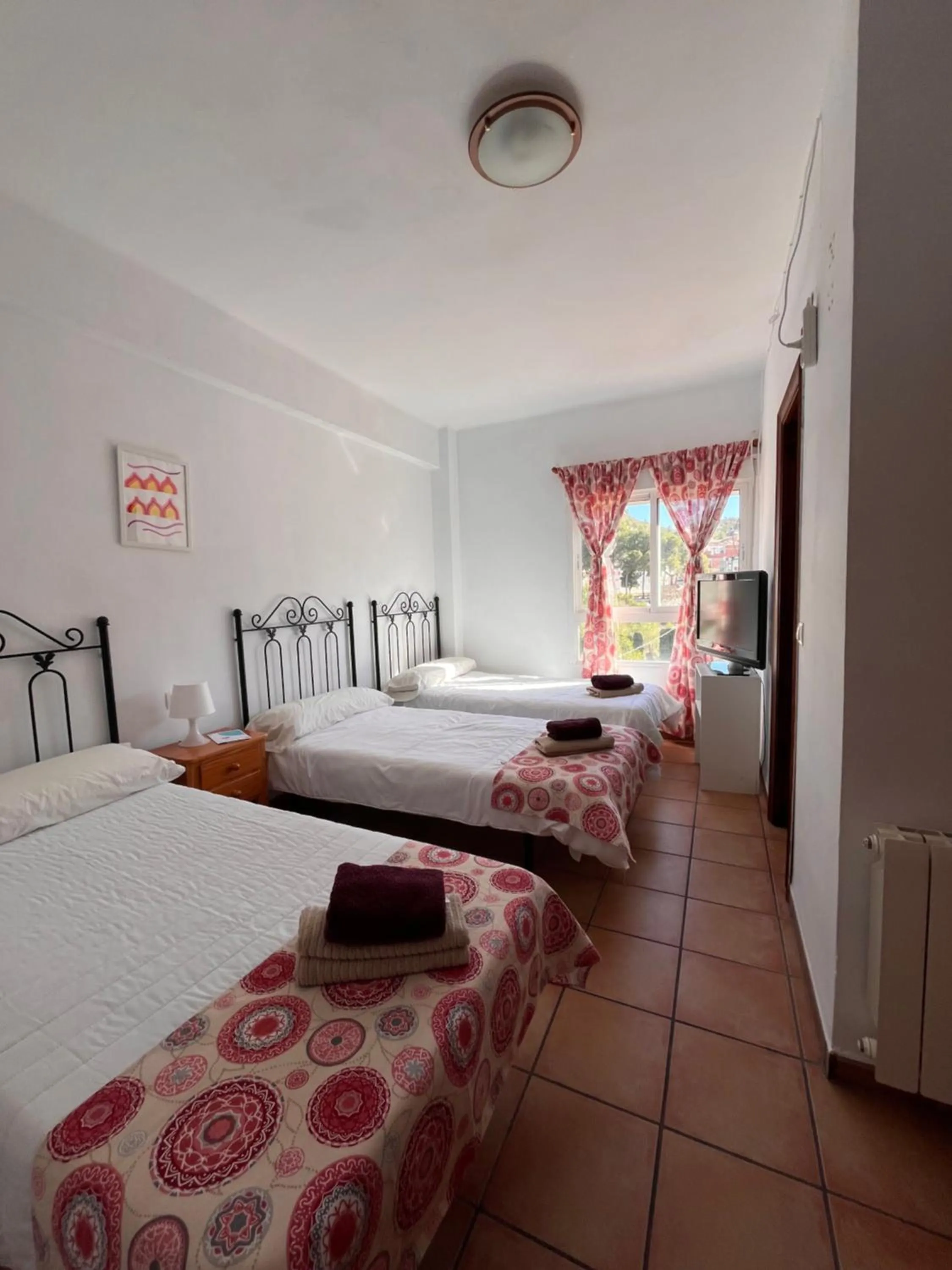 Bed in Hotel Espadan